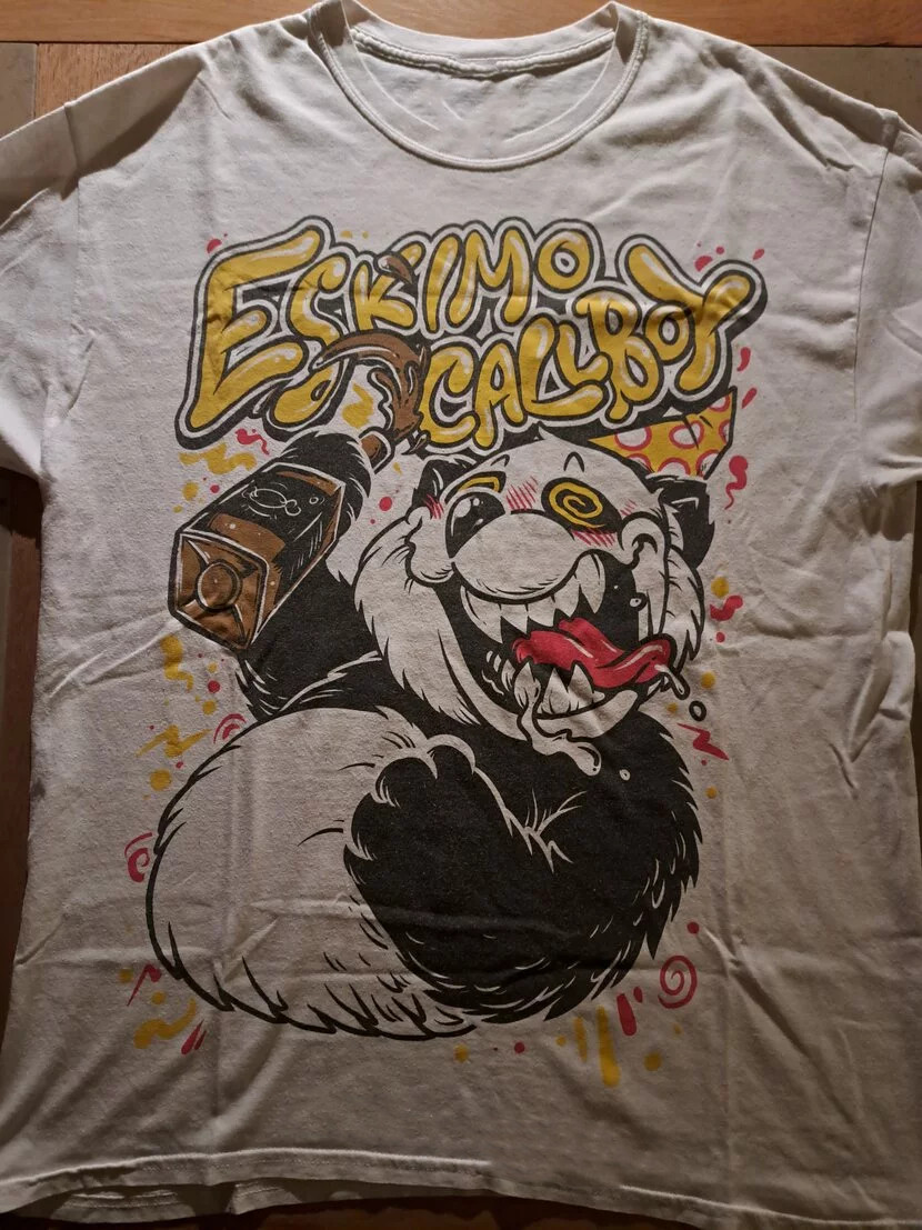 Vintage Eskimo Callboy Band Women Mens White T- Shirt Full Size S-5XL BO616
