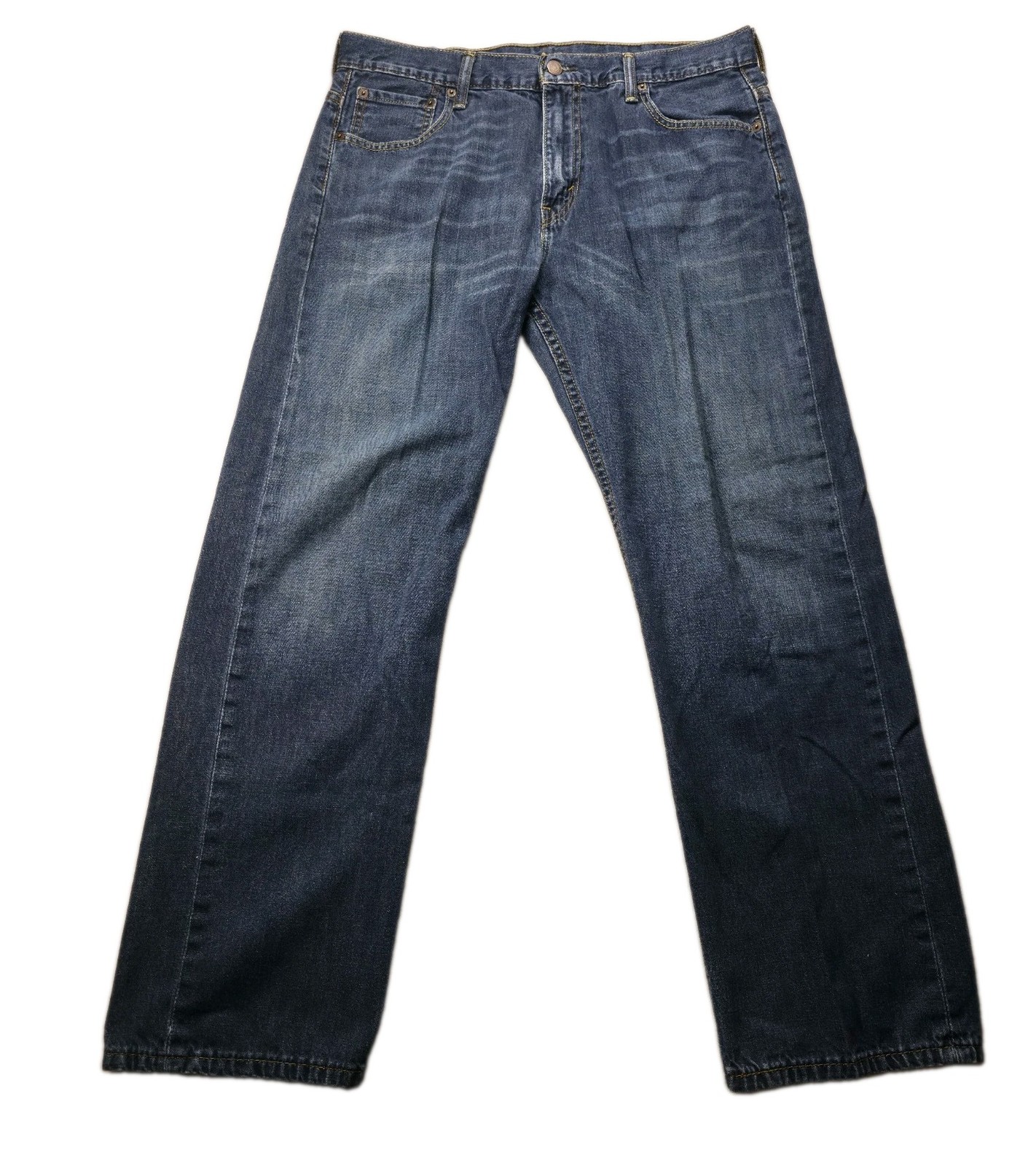 Levi’s 569 Denim 34×32 Men’s Blue Jeans Distressed