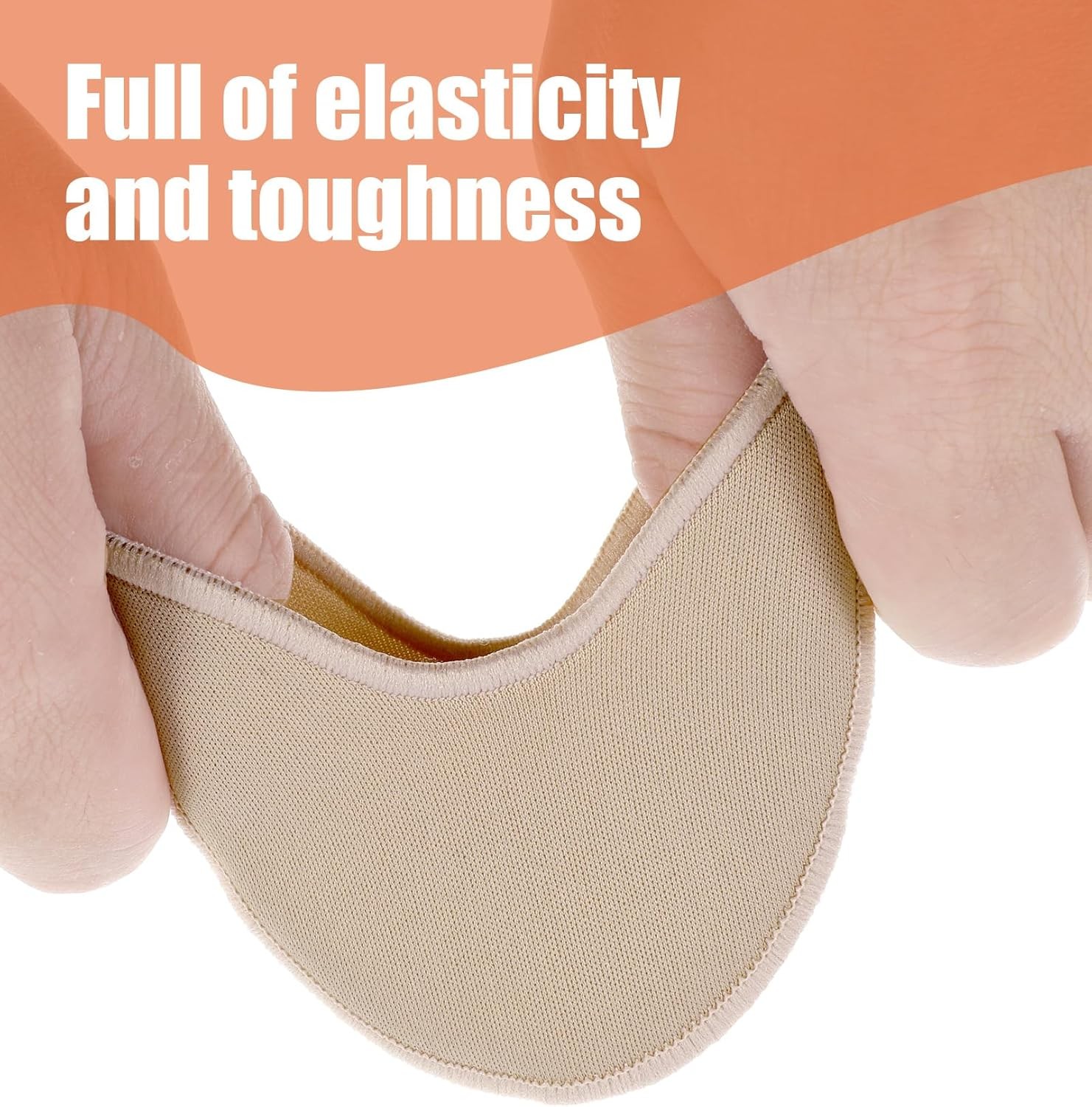 2 Pairs Ballet Toe Pads Pointe Shoes Anti-Slip Forefoot Pain Relief for Women