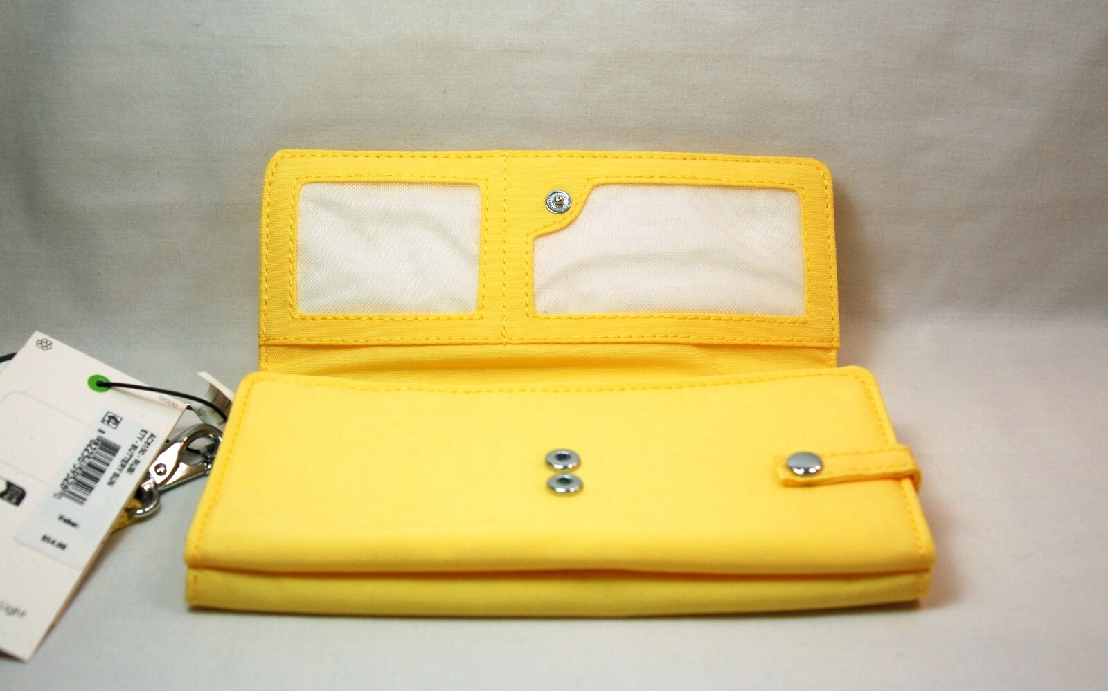 NWT Kipling RUBI LARGE WRISTLET WALLET “Buttery Sun” + ADDIE Bag Charm STK#A