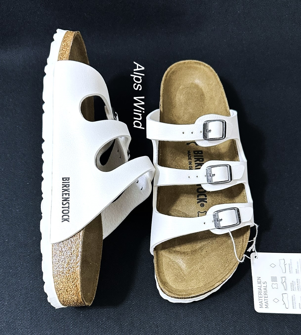 Birkenstock Florida Birko-Flor Sandal White Women’s Size EU-39 US-8 Men’s-6 New