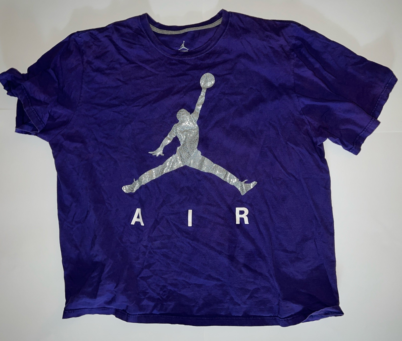 Air Jordan Jumpman Air Purple T-Shirt Basketball Print size XXXL 3x Brand