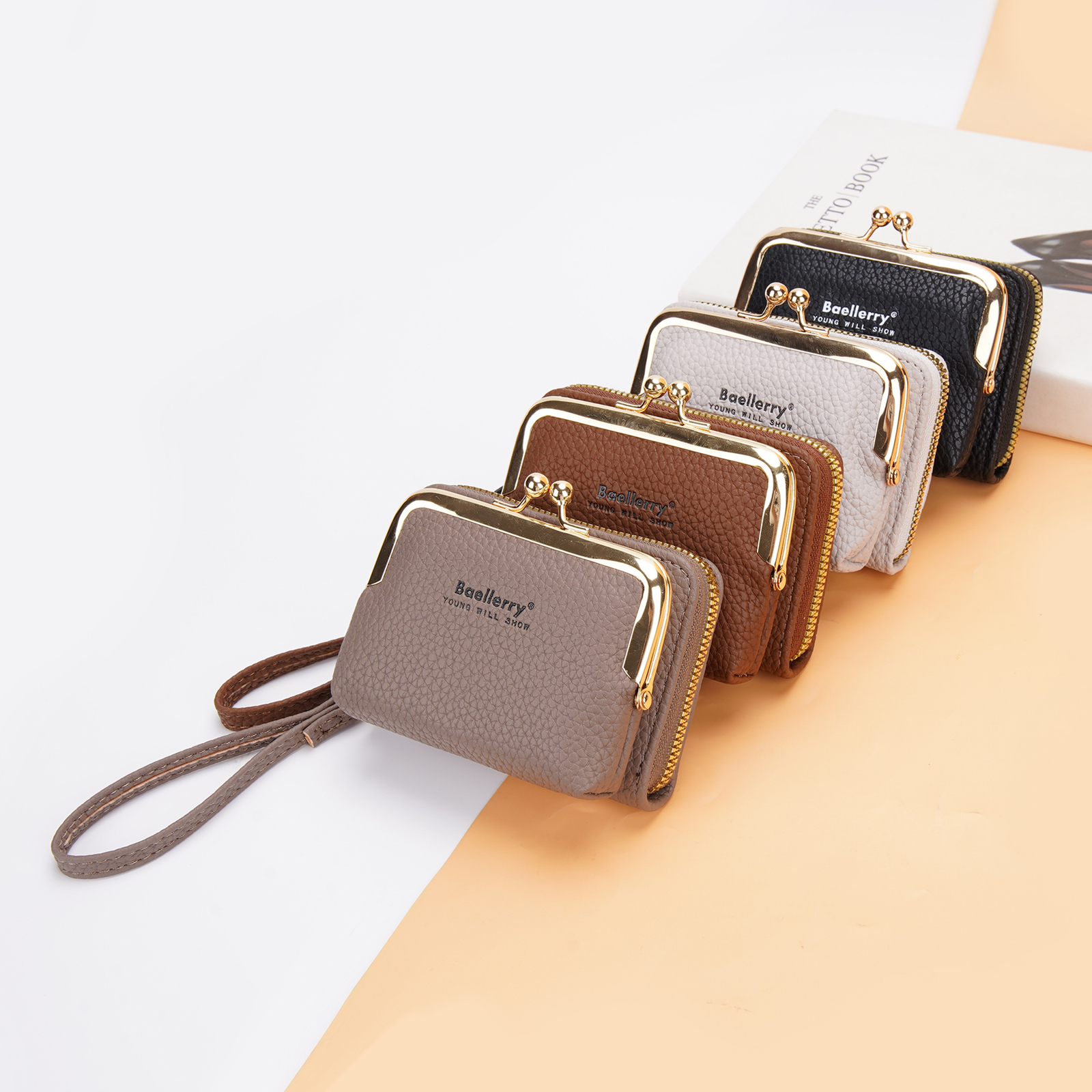 Retro Women Girls Small Wallet Change Coin Purse Hasp Clutch Card Holder Handbag
