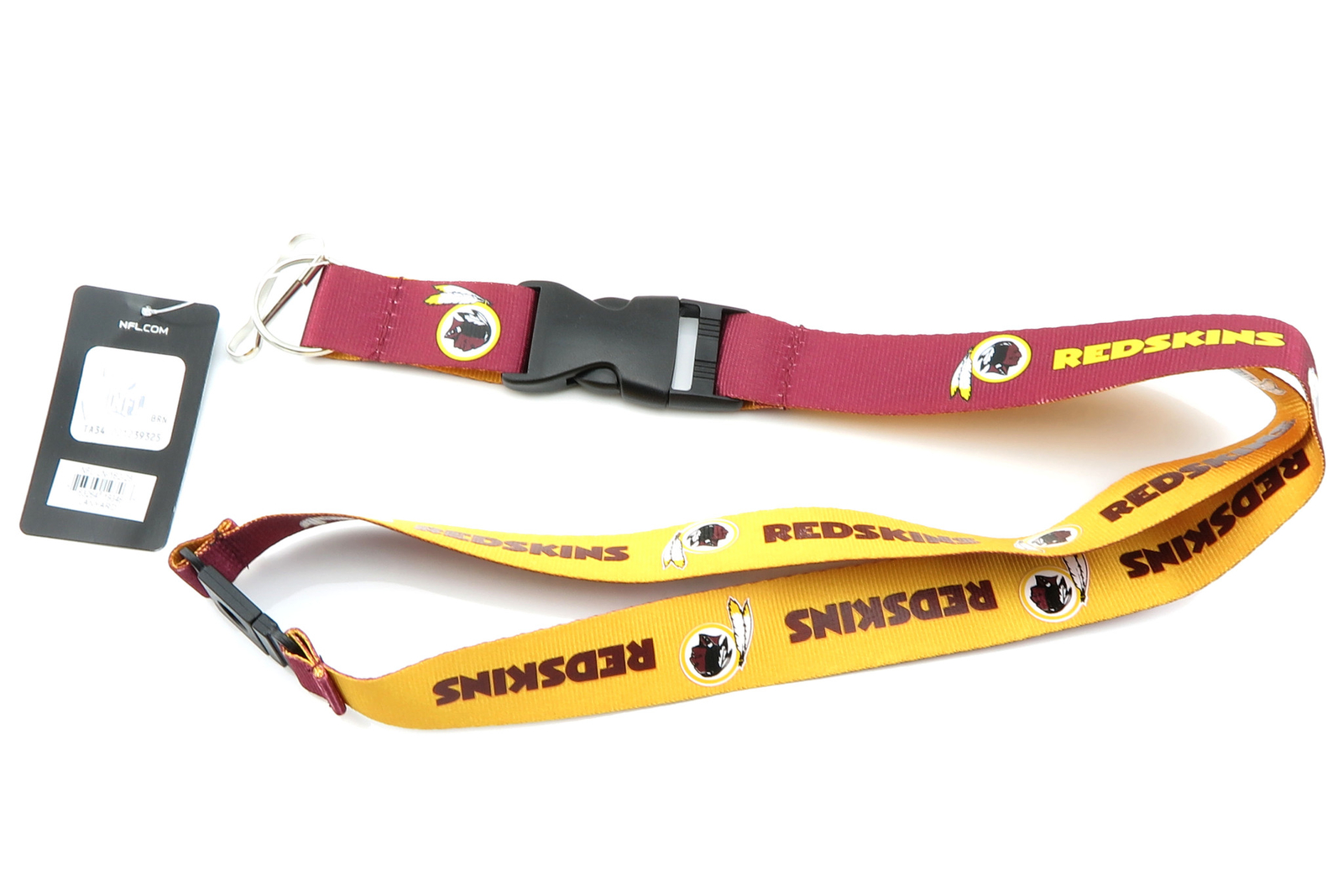 WASHINGTON FOOTBALL TEAM NFL Football Licensed Team Colors Reversible Lanyard