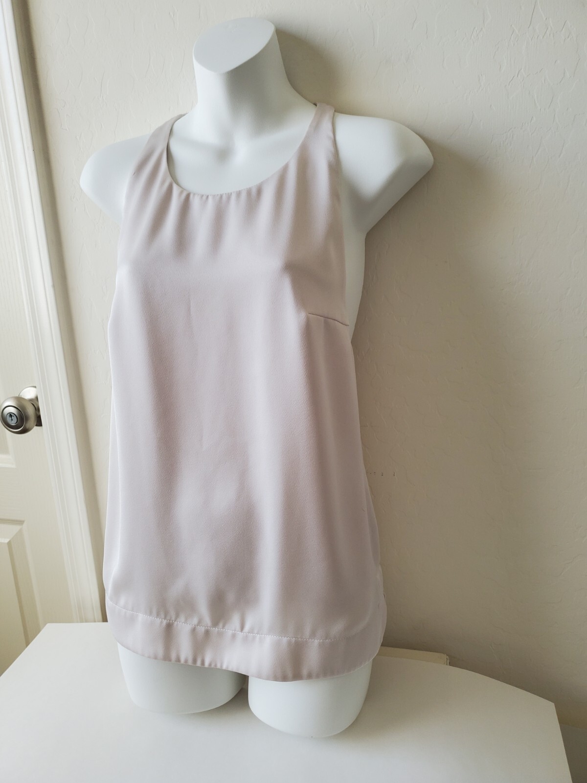 Bondi Born Eden Recycled Polyester Color Moon Beige Tank Top – Size Small