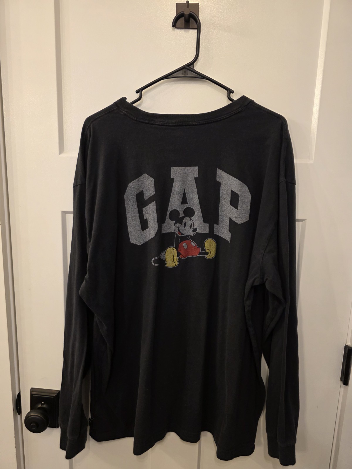 Gap Disney Xl Mickey Mouse Long Sleeve Black Shirt Gender Neutral