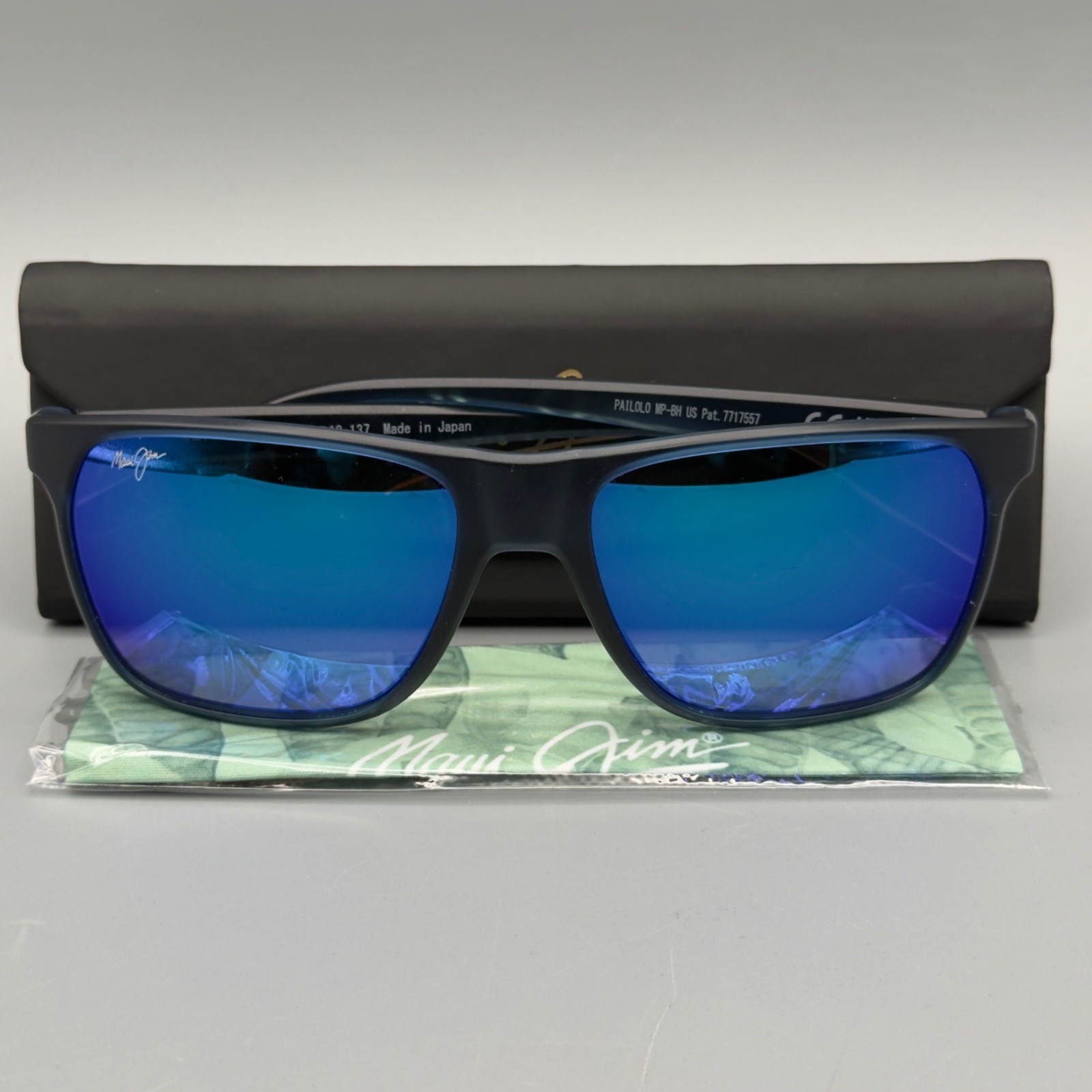 Maui Jim Pailolo MJ603-03 Matte Navy Blue Hawaii Sunglasses 58-18-137