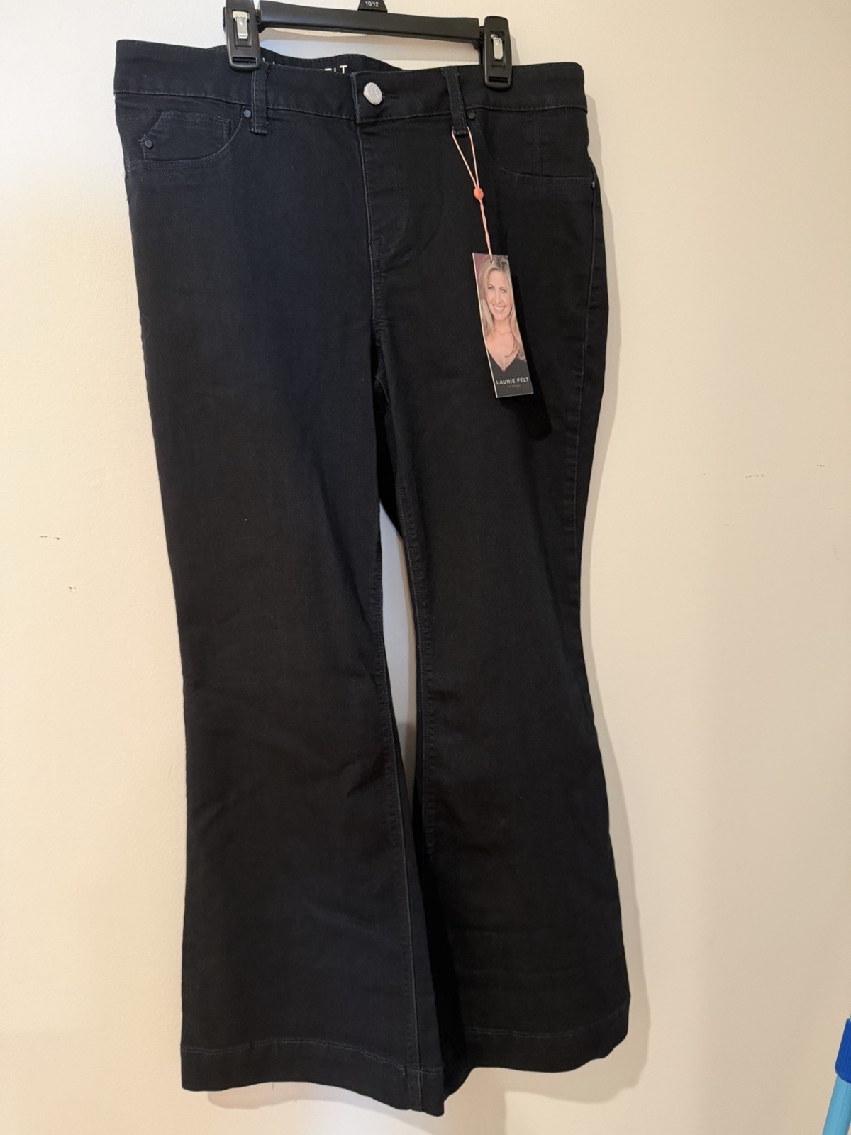 New Laurie Felt Silky Flare Pull On Jeans Large Petite