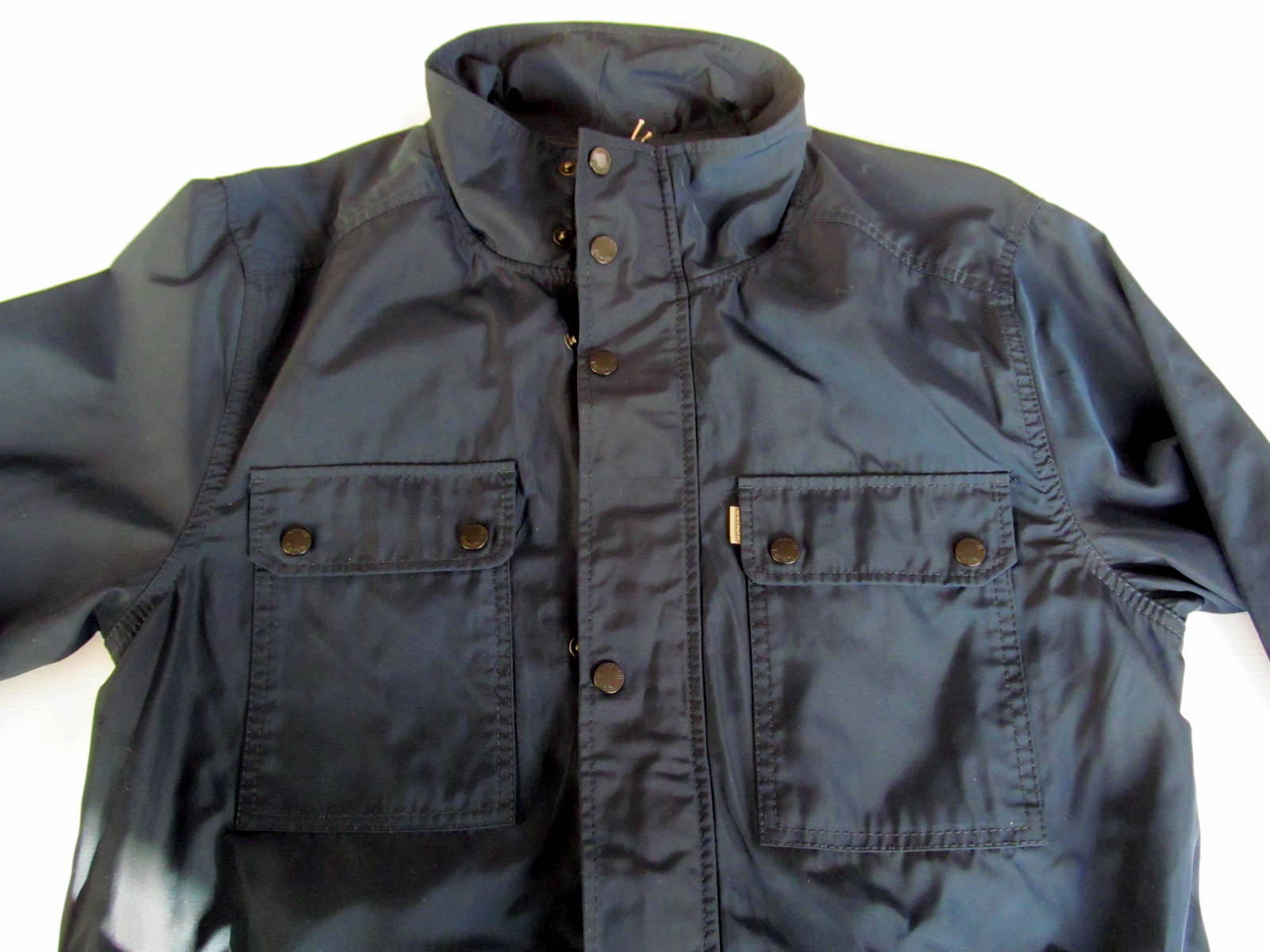 New Bench Men’s Windbreaker Jacket Digression Button and Zip Front Sz S $139