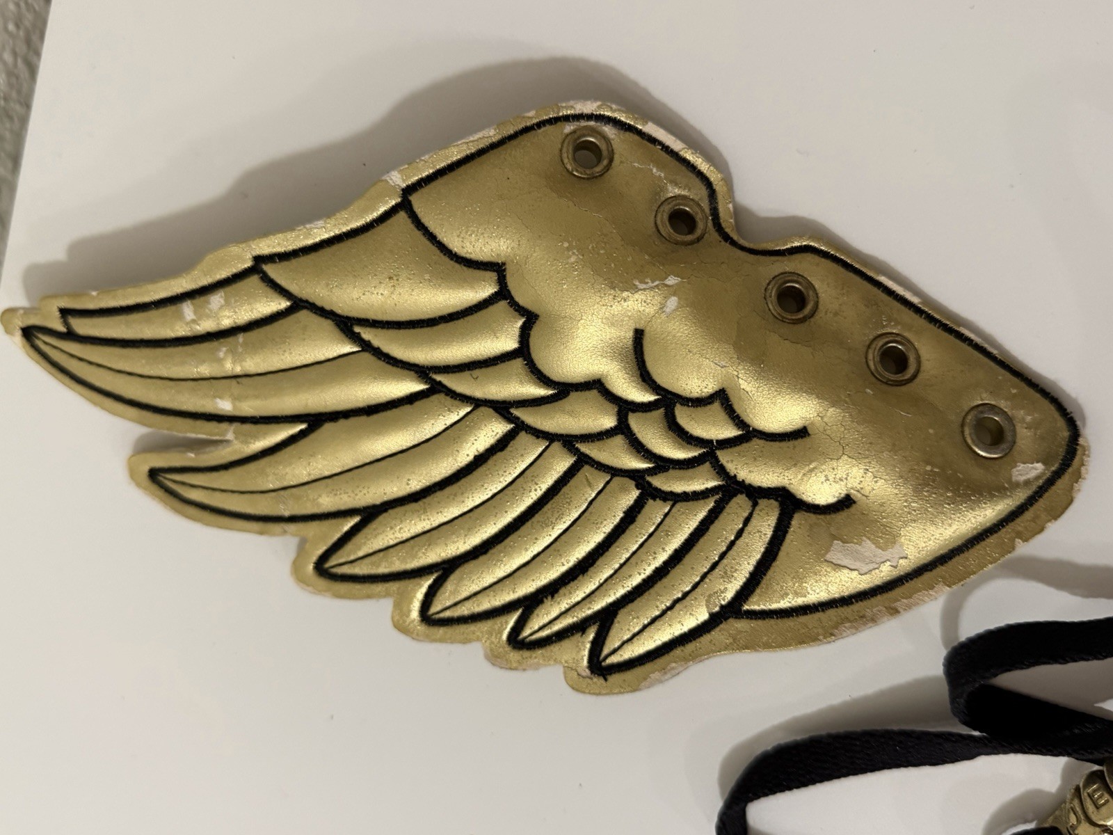 Adidas Jeremy Scott Metallic Gold WINGS 2008 JUST THE WINGS/LACE (read desc!!)