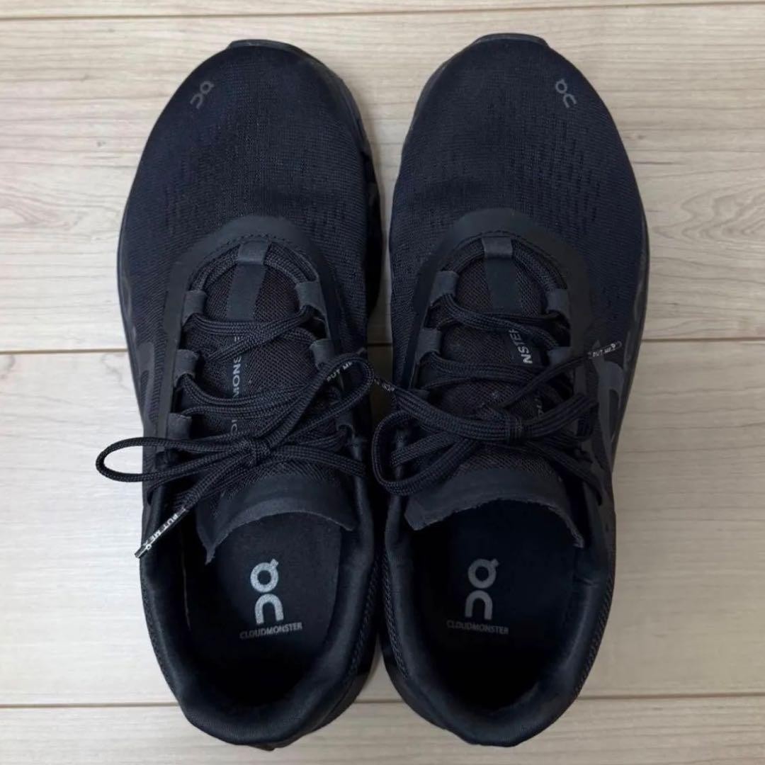 On Cloudmonster Sneakers Men 26cm Black Synthetic Near Mint No Box