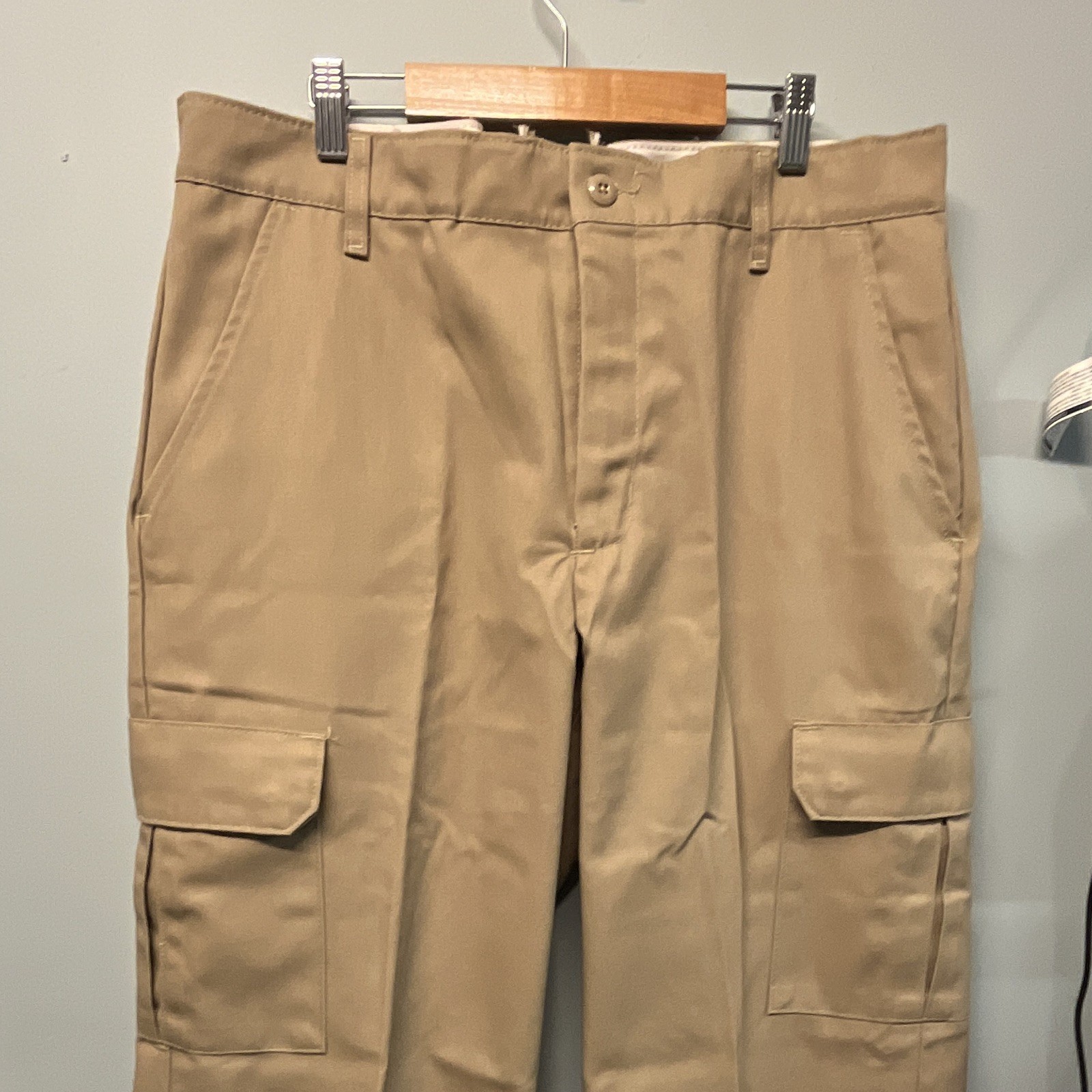 7 pairs of Red Kap PT88KH0 Men’s Beige Cargo Work Pants Construction Size 36 L32
