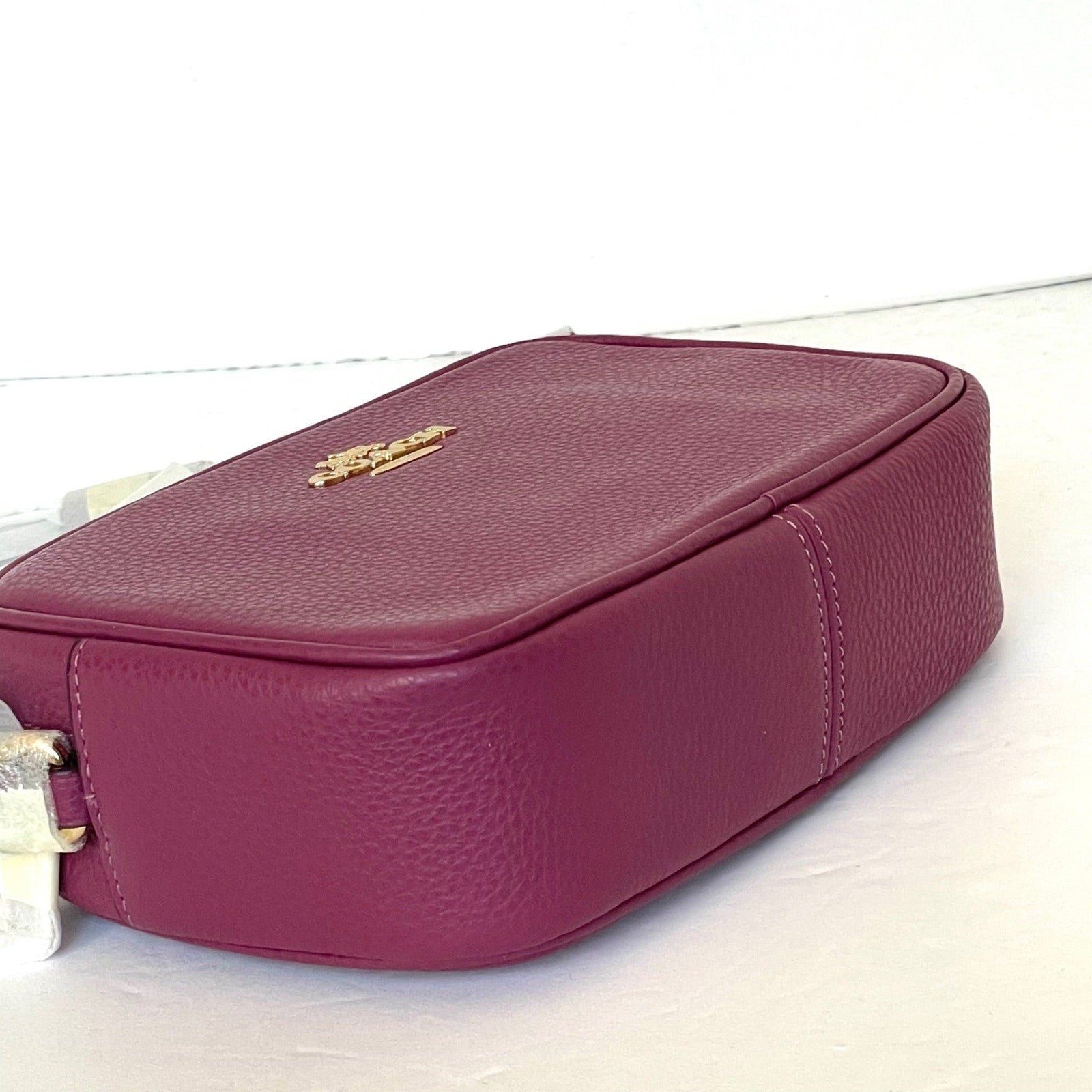 Coach Mini Jamie Camera Bag CQ875 Pink Pebble Leather Crossbody ORGPKG