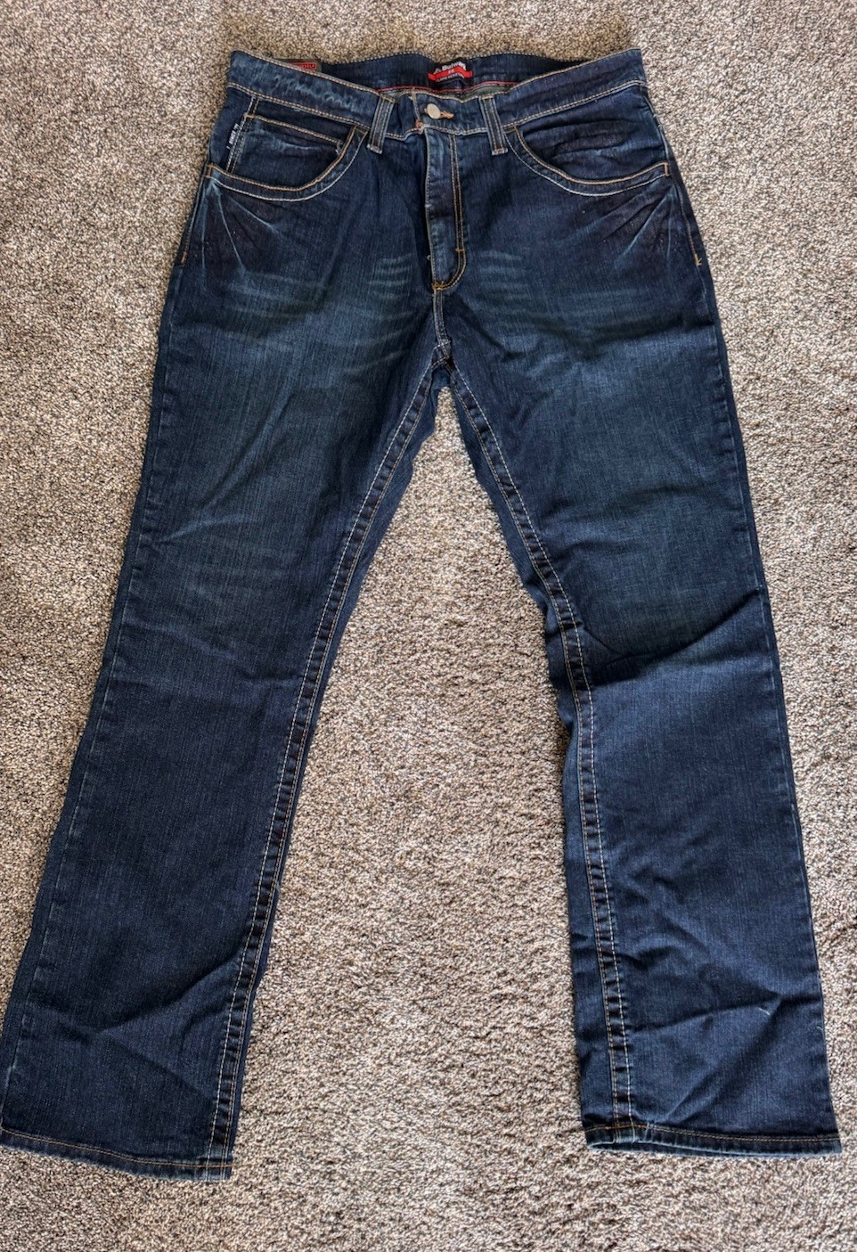 Bulwark FR Relaxed Fit Bootcut Flame Resistant Jeans Mens 35×34 Workwear CAT2