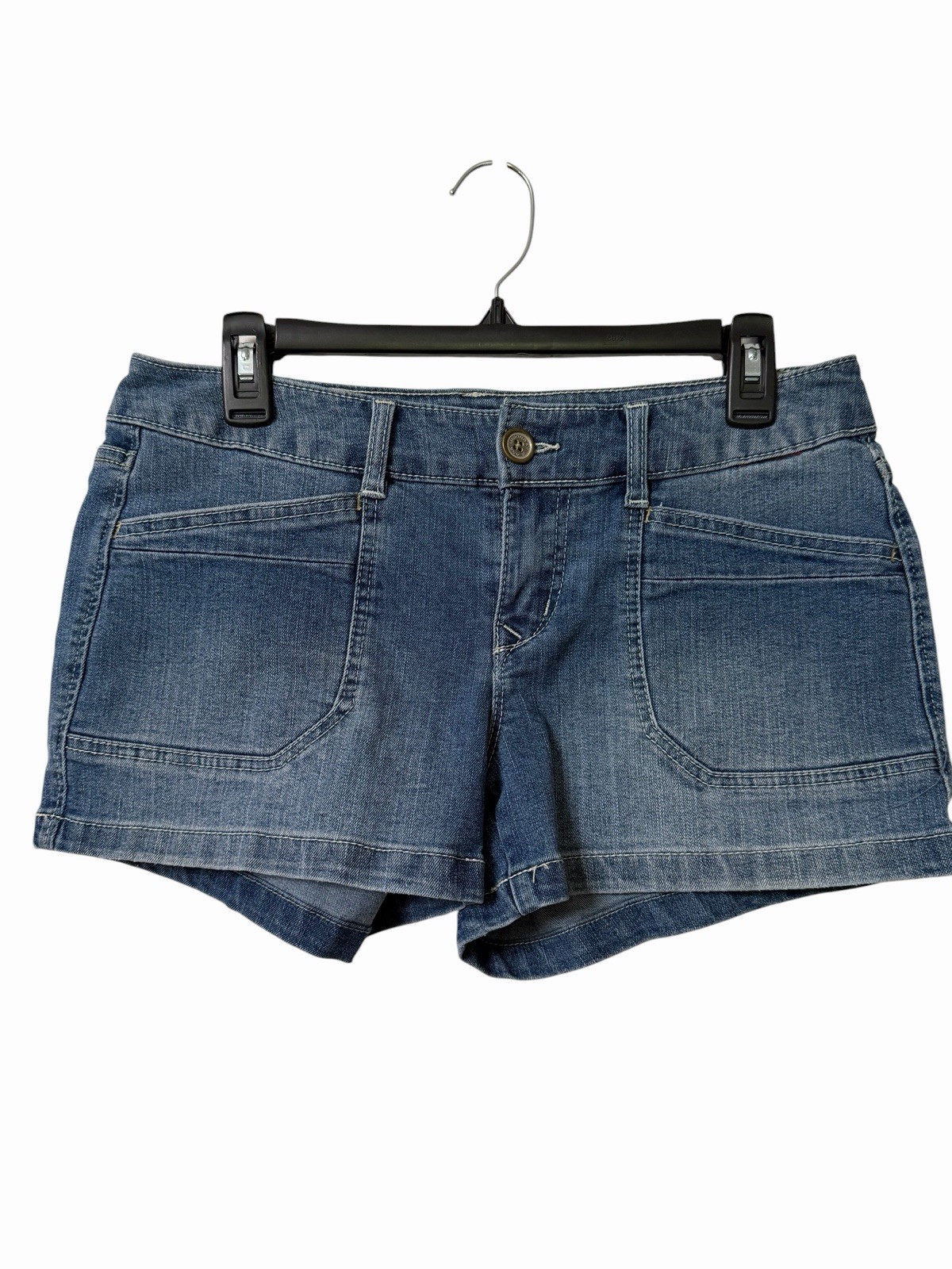 Unionbay Denim Shorts Mid Rise Utility Pocket Casual Jean Shorts Size 9 29W