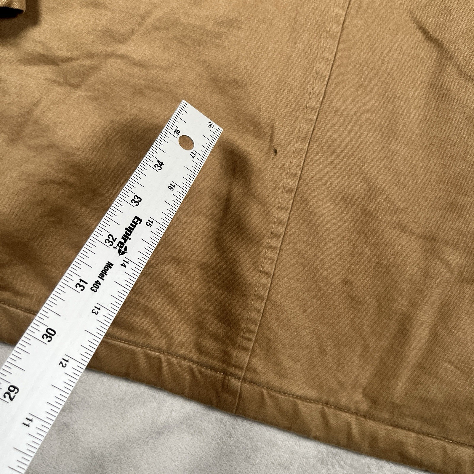 VTG Sundance Chore Jacket Men L 100% Cotton Barn Coat Removable Corduroy Collar