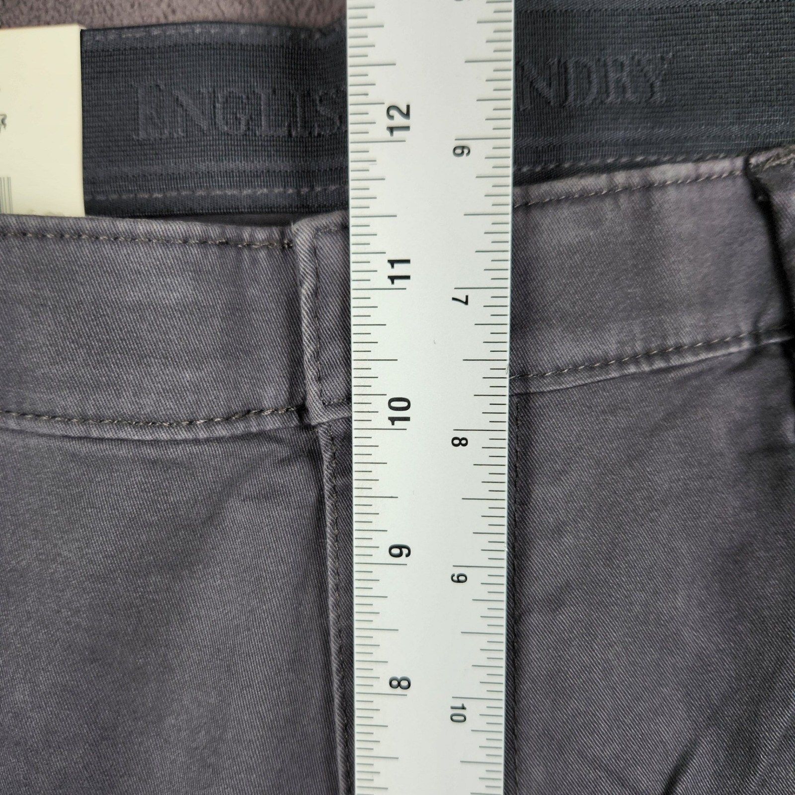 English Laundry will 5-Pocket Pants Mens 40×32 Forged Iron Gray Straight Fit