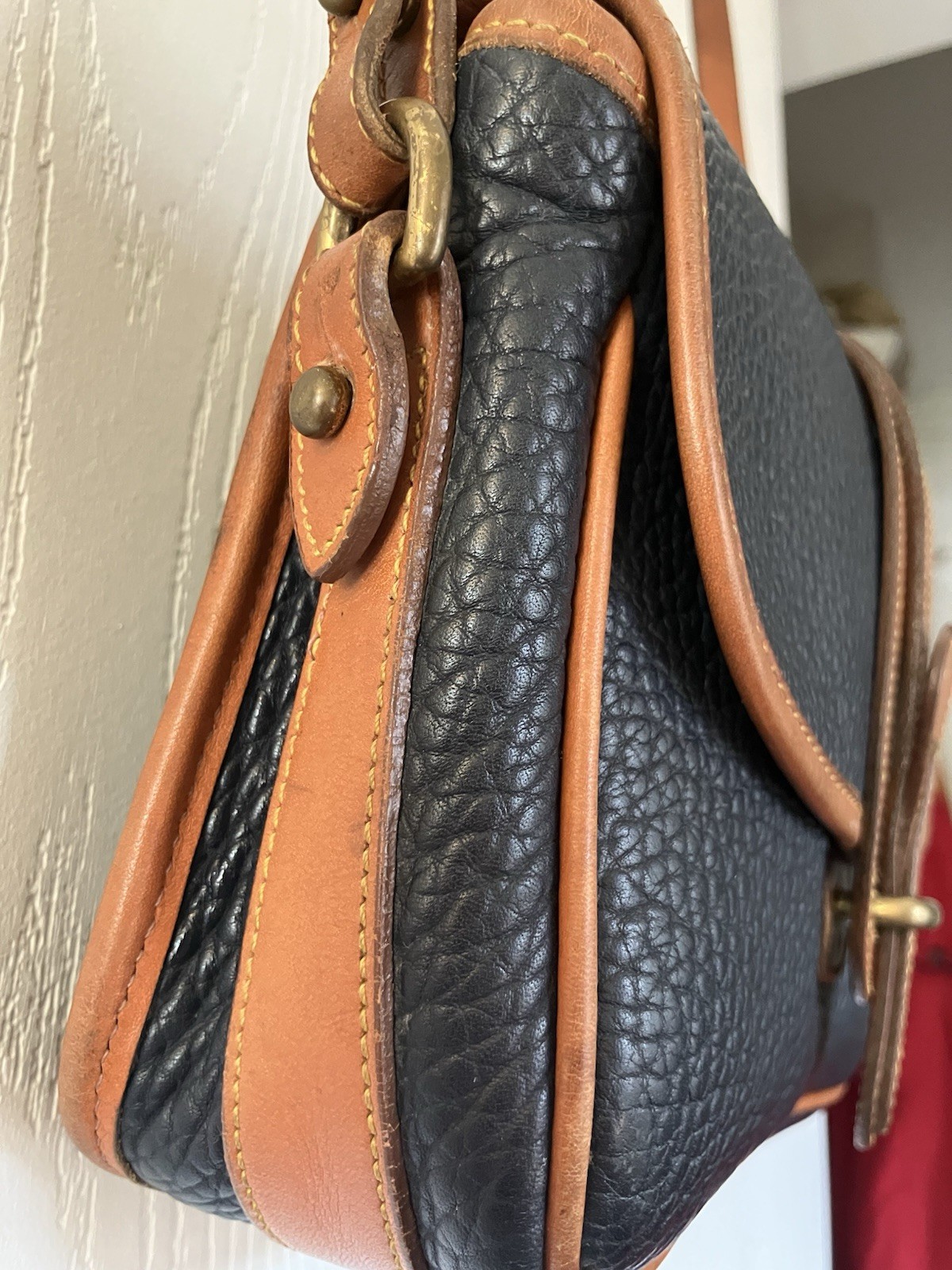 Dooney and Bourke all weather leather, made in the USA. Vintage.