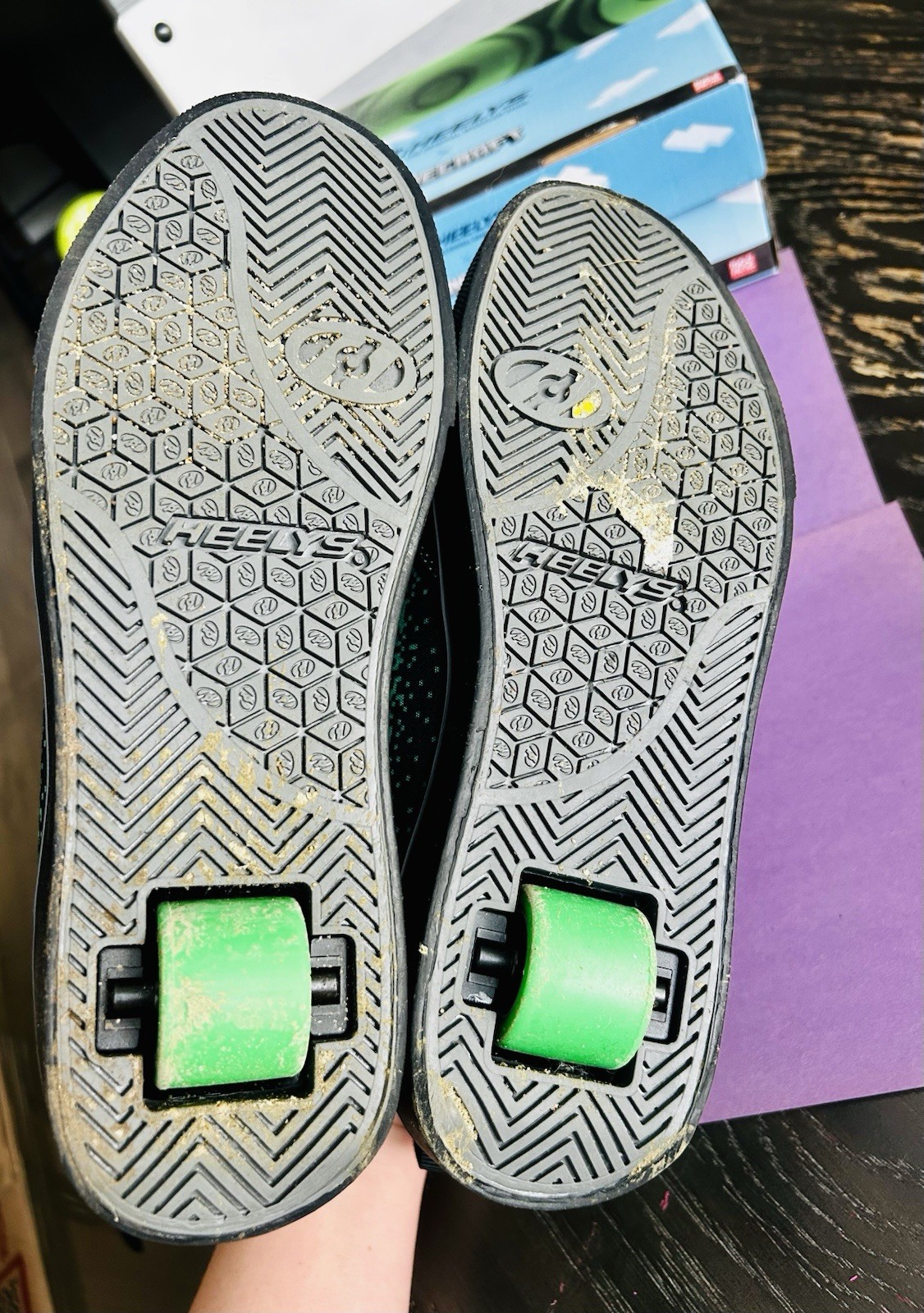 Heelys Pro 20 Minecraft Creeper Wheeled Sneakers Black/Green US 8