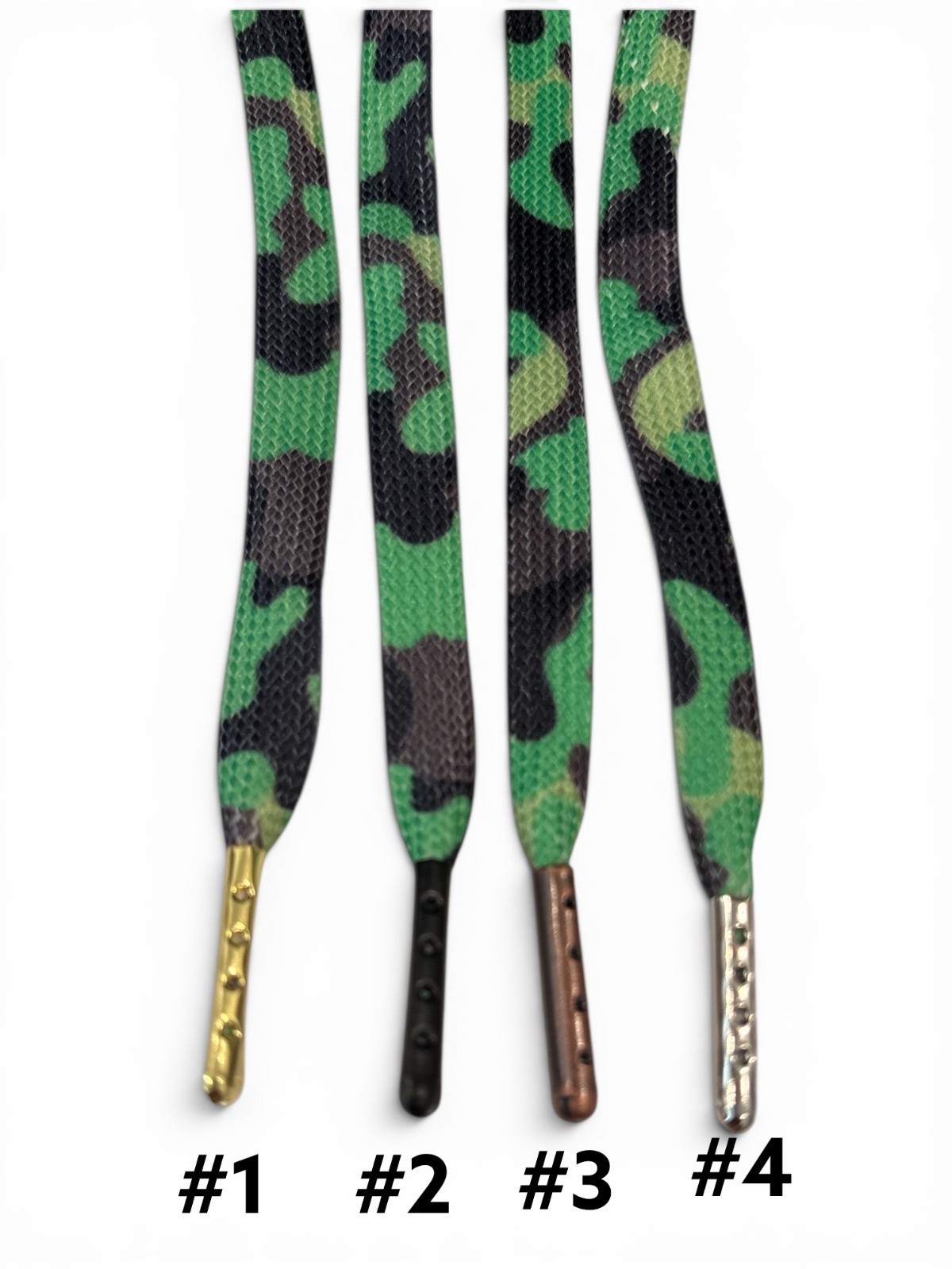 NEW Strings Camo Shoelaces 45 Long Great Color.