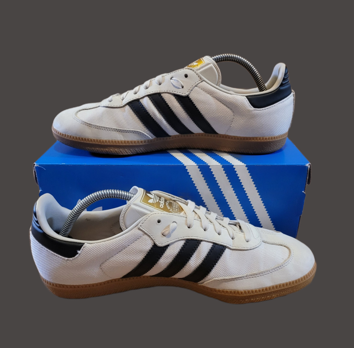 Adidas Samba Men’s Size 10 OG Originals Sand Stone/Black Gum CQ2151 Sneakers