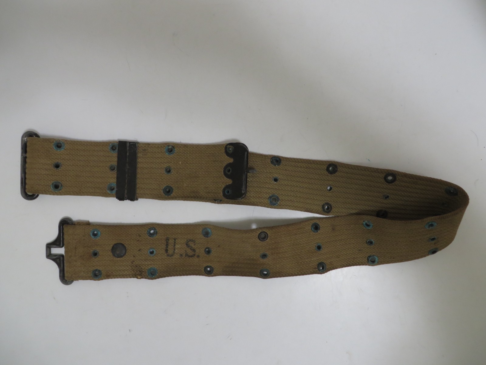 WW 2 US Army M1936 Pistol Belt khaki pre-1944 up to 40 inches