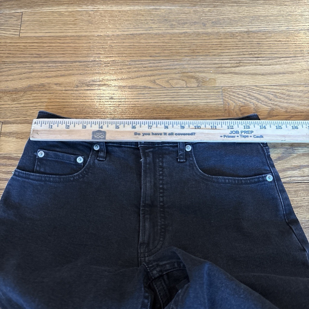 Everlane Black Women’s The Original Cheeky Straight Jeans 27R Stretch Denim