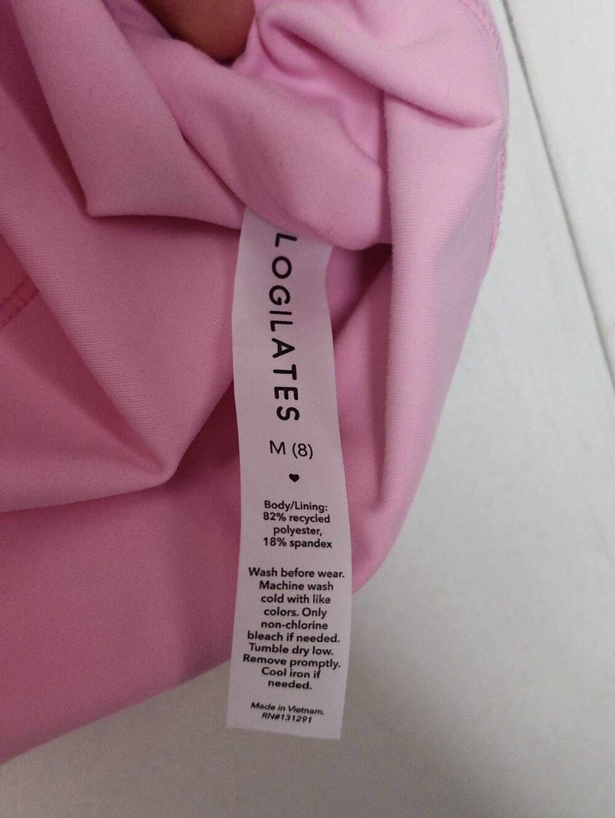 Blogilates Girls Pink Ruffle Keyhole Active Top Sleeveless M 8 Mommy & Me NWT