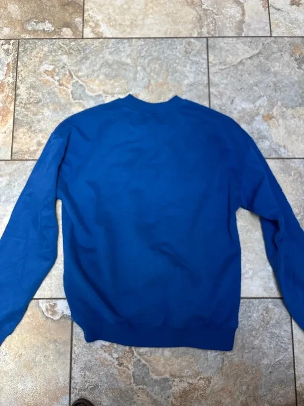 Snap On NWT crewneck blue red embroidered basic mechanic streetwear soft cotton