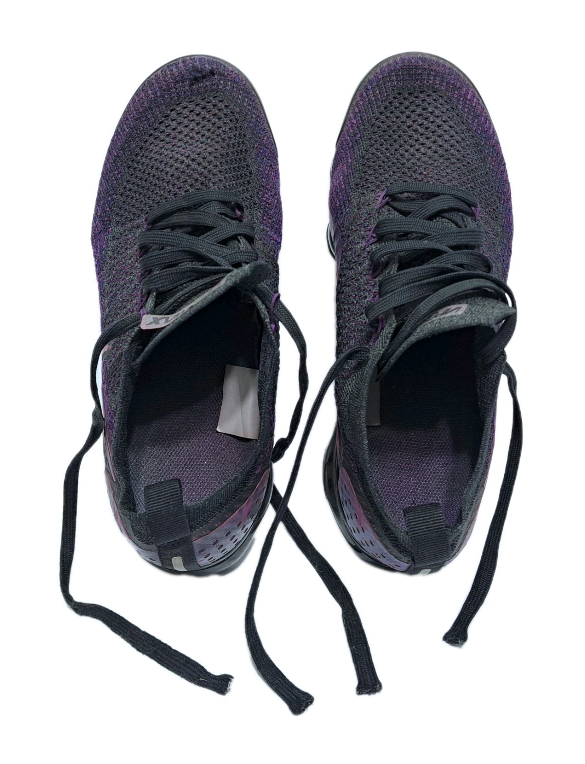 Nike Air VaporMax Mens 8.5 Flyknit 2 Night Purple Black 942842-013