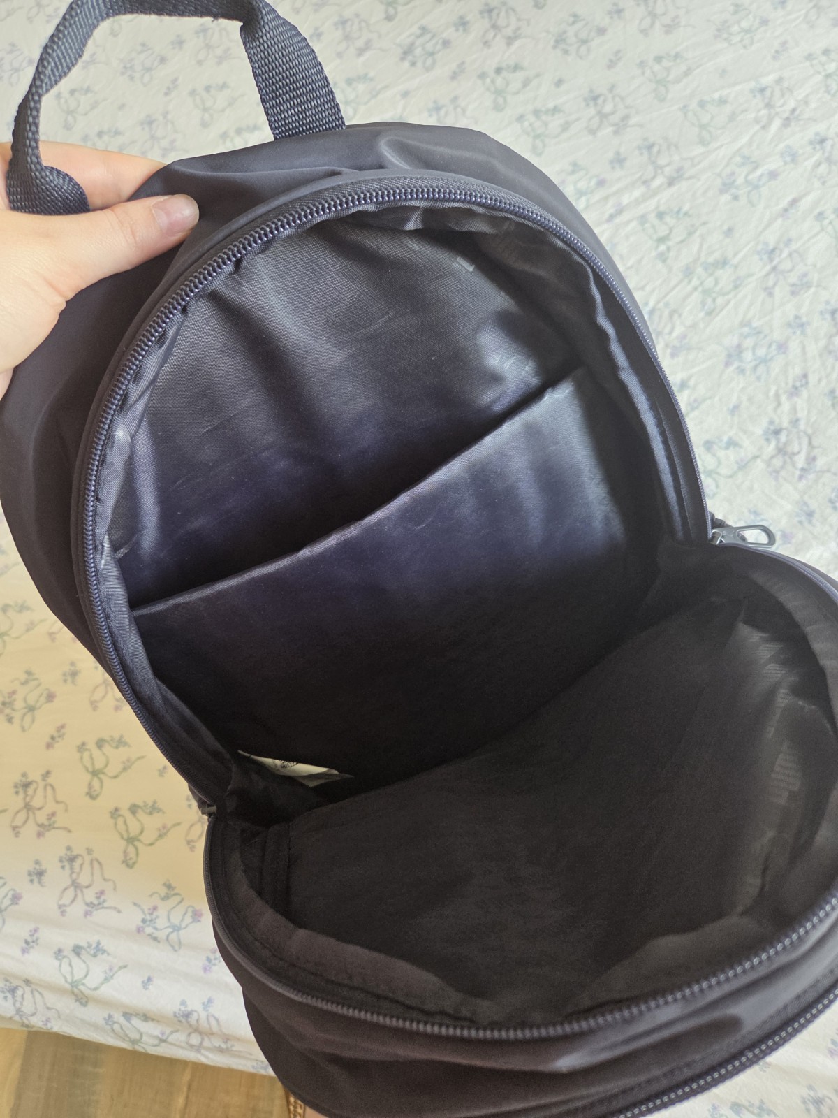 PUMA Navy Blue Backpack Zip Closure Multi-Compartment Adjustable Padded Straps M
