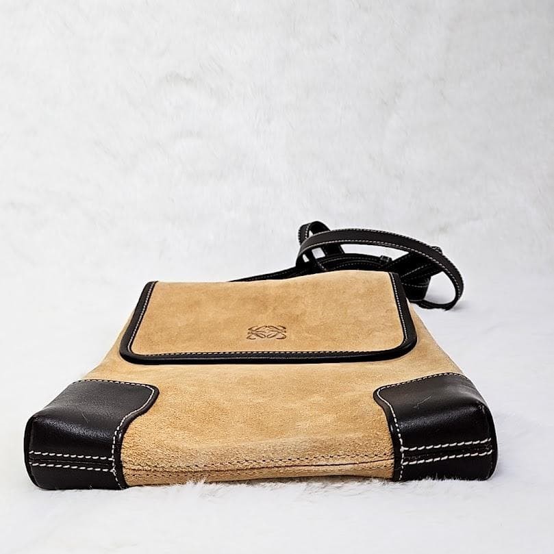 Loewe Men Bag Vintage Anagram Shoulder Spanish Crossbody Limited Edition VHTF De
