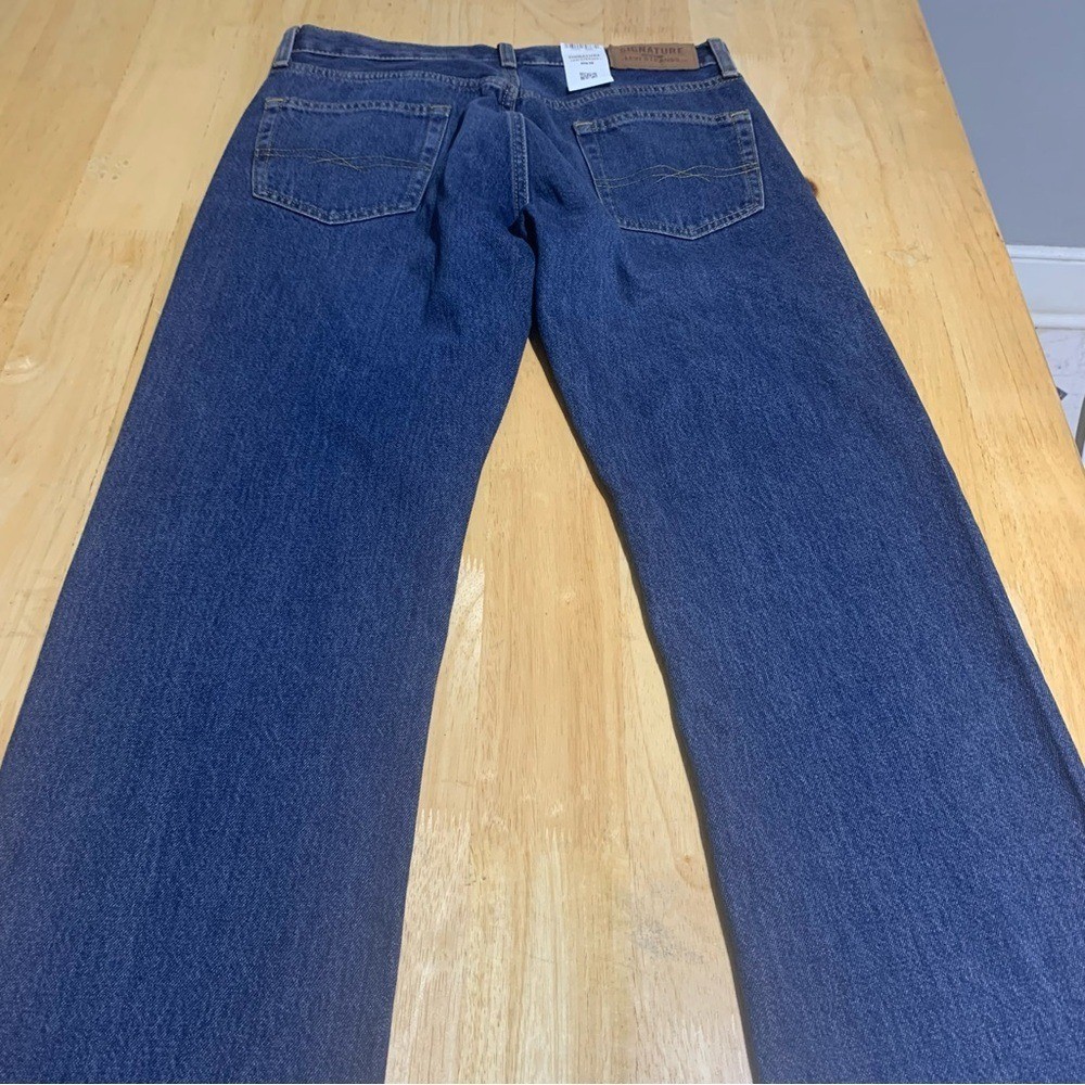 Signature By Levi Strauss & Co. NEW Men’s 30X36 Relaxed Stretch Loose Jeans