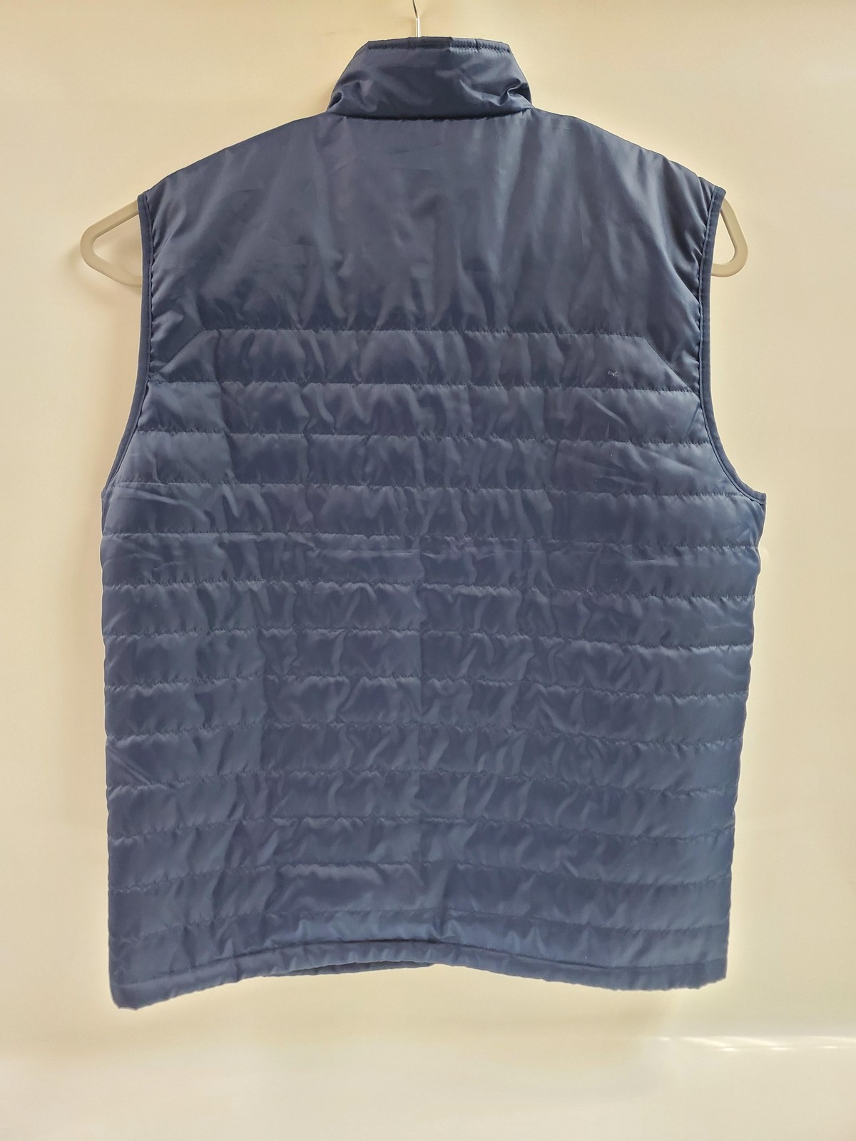 Princess Vest Mens Large Blue Quilted Insulated Full Zip Sleeveless Outdoor