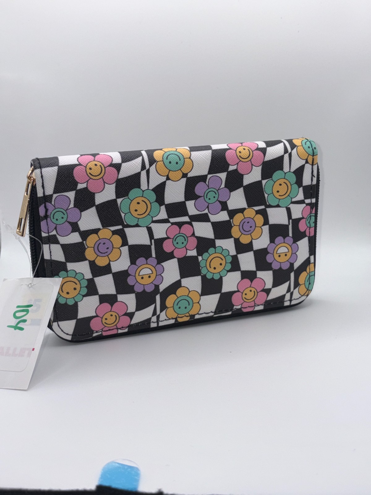 Womens Flowers Wallet, Full Size Cash slot, Credit Card Pouches and Zipper Coins