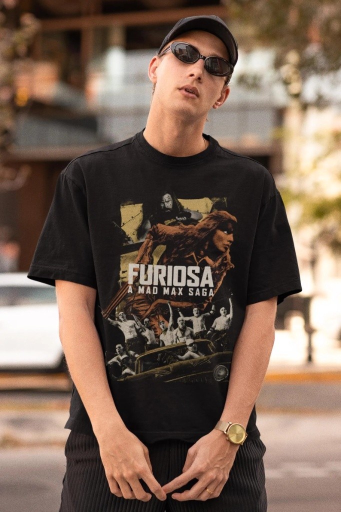 Furiosa A Mad Max Saga Graphic Unisex T-Shirt Movie Fan Tee – S242