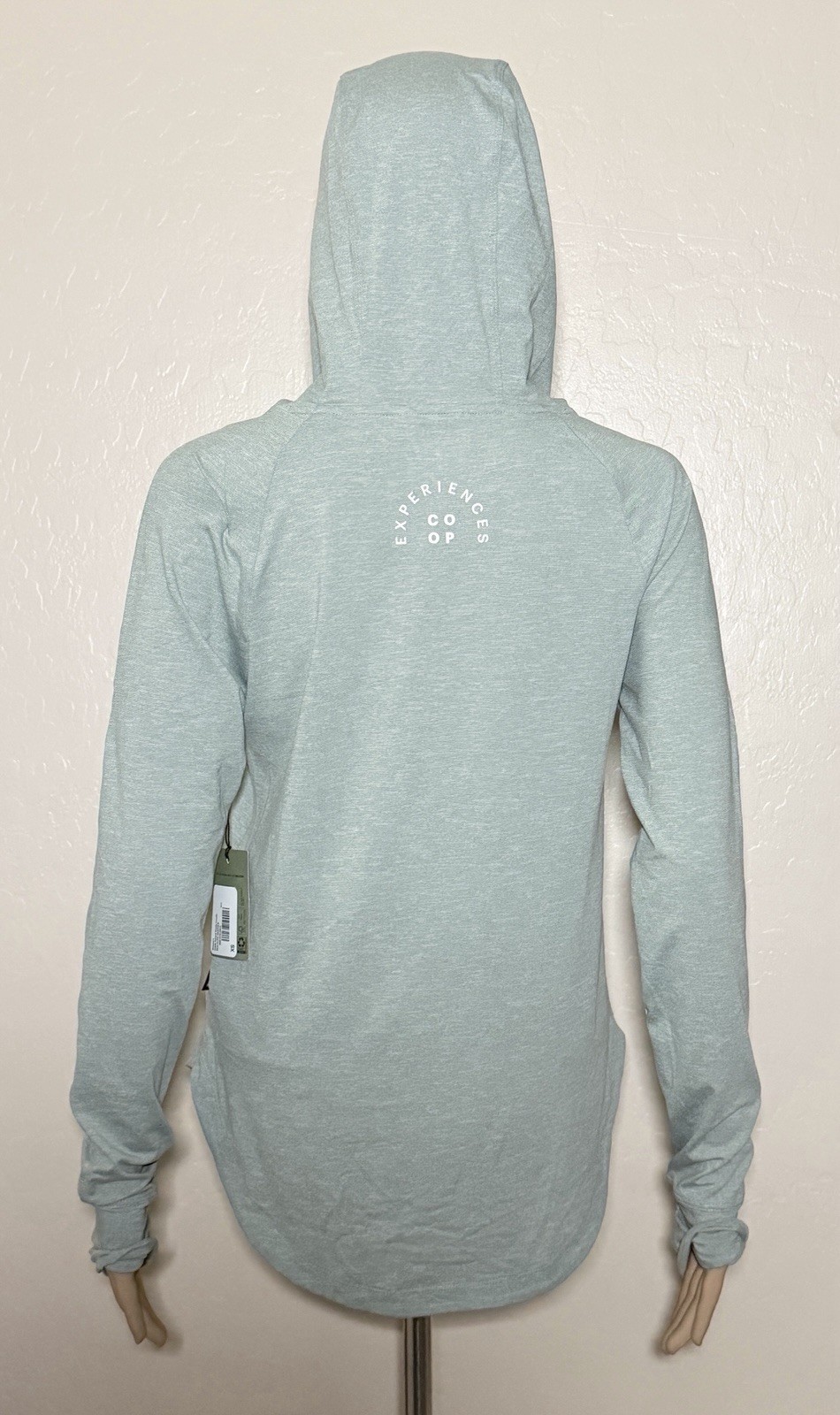 REI Co-op Womens X-Small Sahara Shade Hoodie Sea Olive Green Hike Active Top