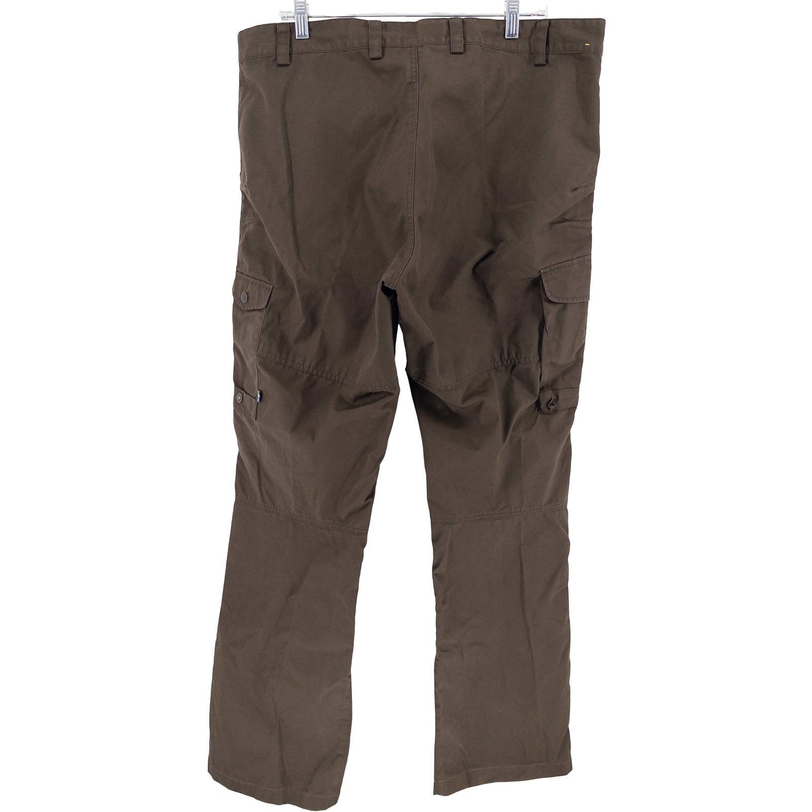 Fjallraven Mens US 38-39 Long Barents Pro Trousers Brown G-1000 Cargo Pants