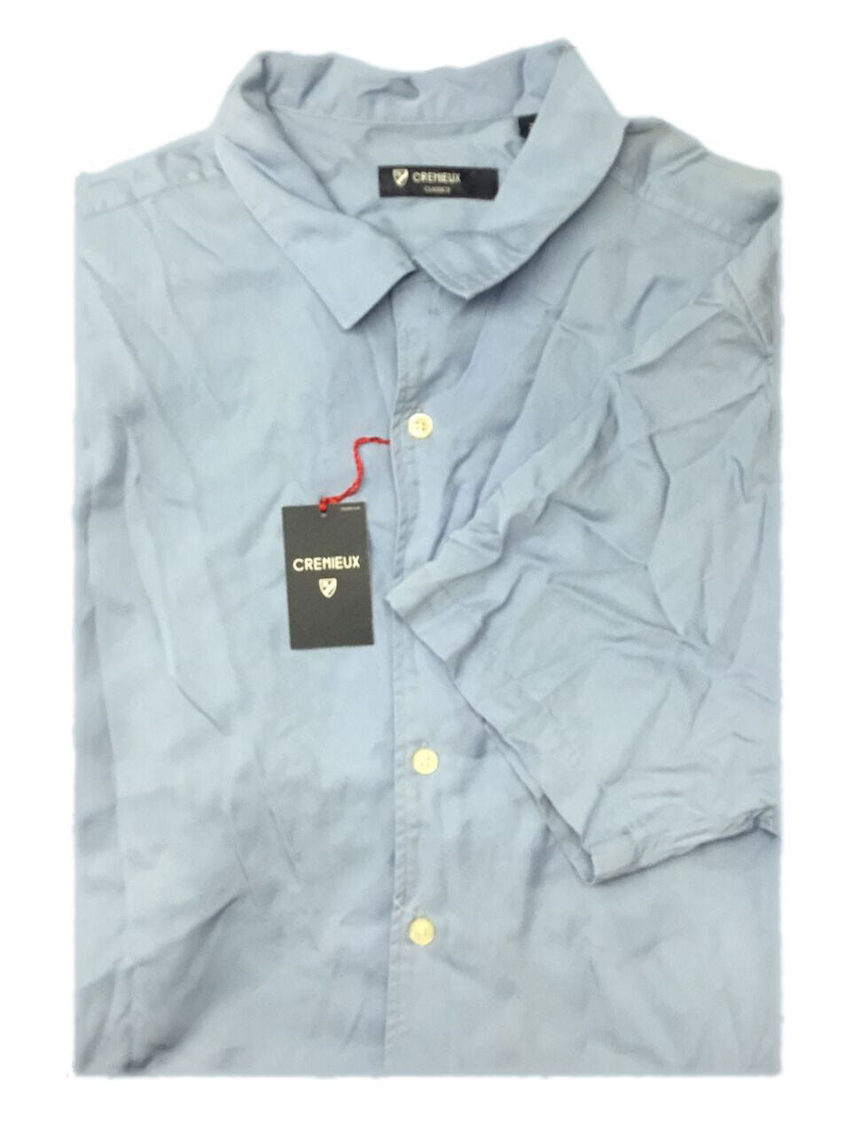 Cremieux Classics Mens Button Down Shirt in Blue Heather Size L
