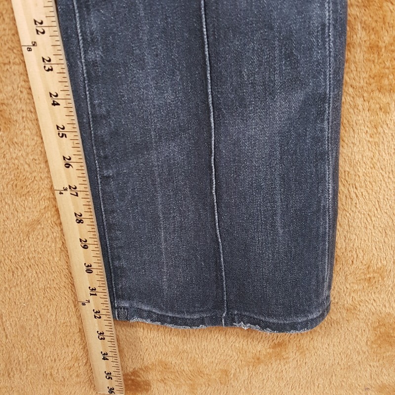 PURPLE BRAND Jeans Mens Size 29 Gray Wash Flare Pintuck Slim Fit P004 $295