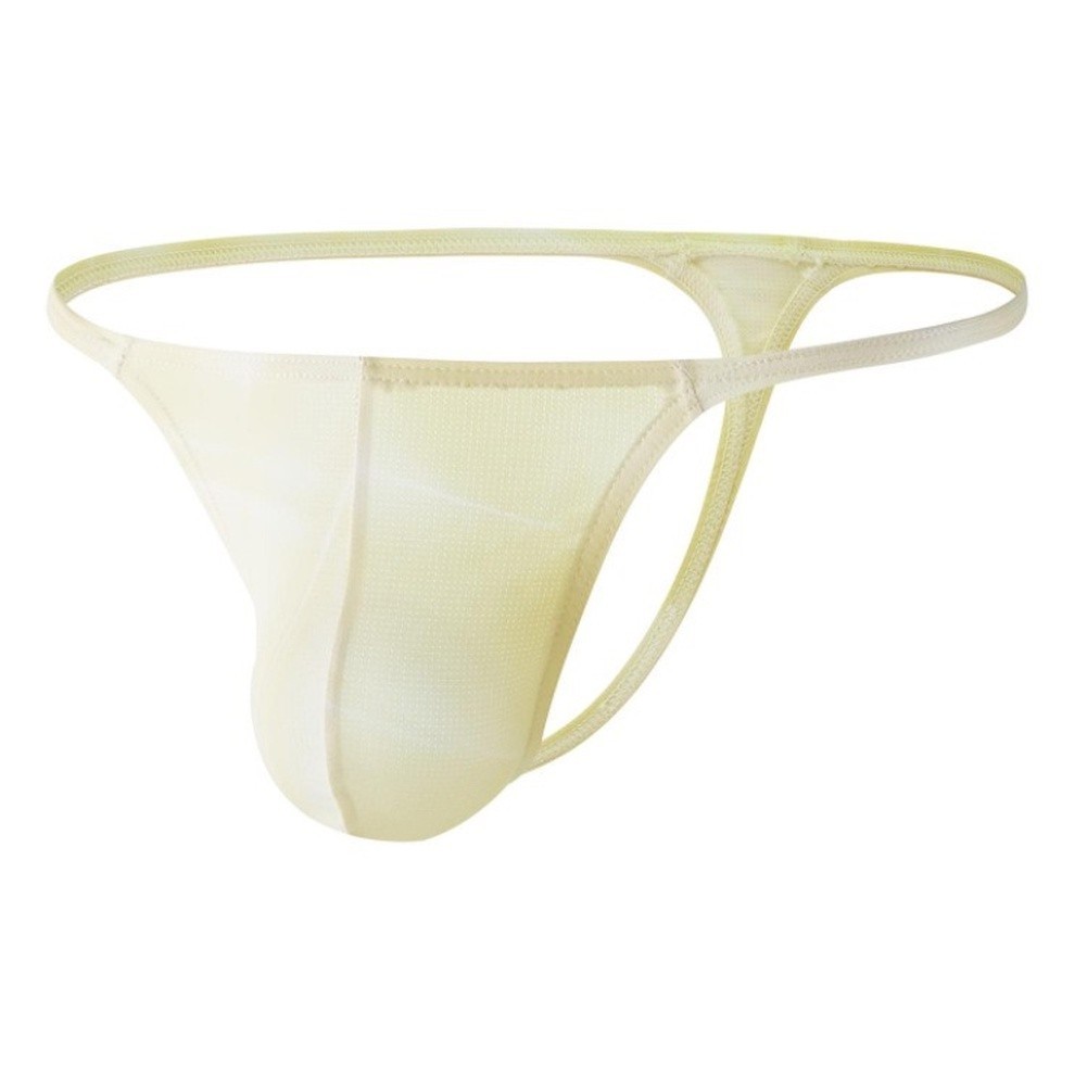 Men’s Low Waist Bulge Pouch G-String Thong Underwear 95% Nylon 5% Spandex