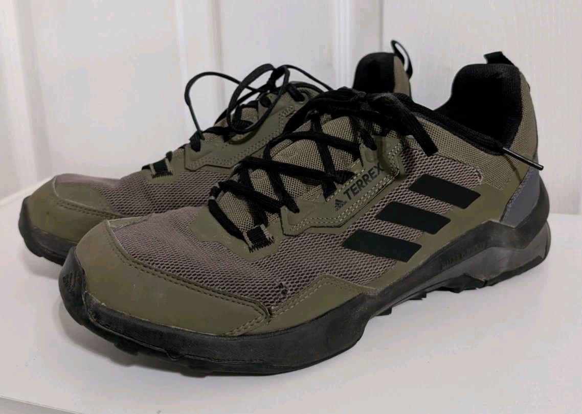 Adidas Terrex AX4 Men’s Hiking Shoes Sneakers Green Trail Outdoor SIze 11