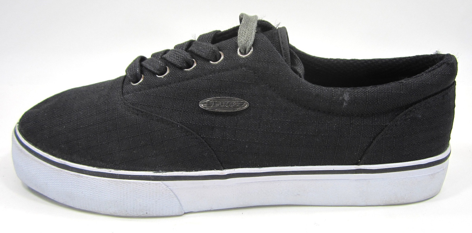 Lugz Shoes Vet Ripstop Black/White/Charcoal Casual Sneakers Size 9
