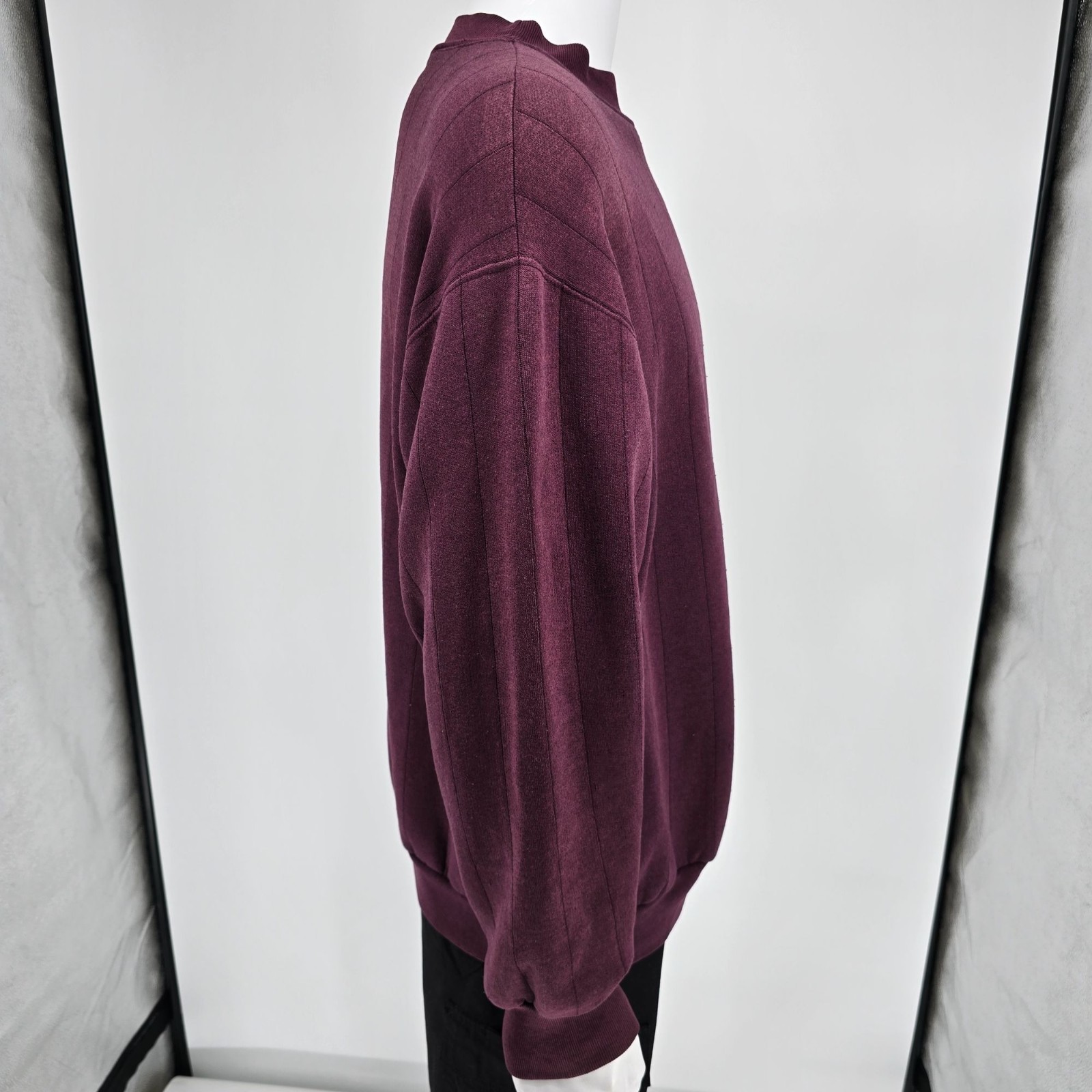 Vintage 1990s JanSport Made in USA “Earlham Classics” Burgundy Sweatshirt (XL)