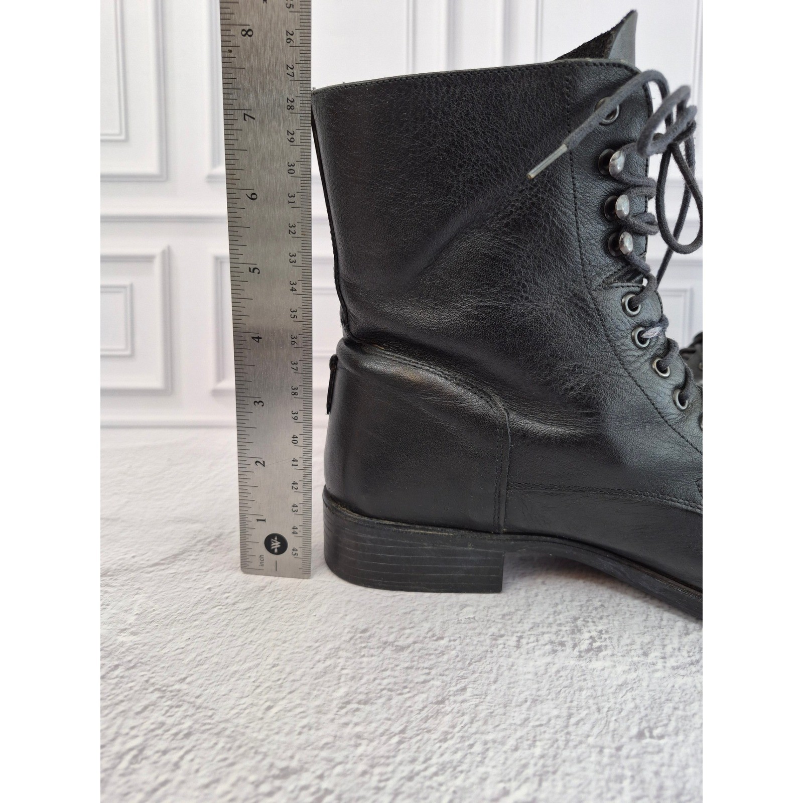 On Course By Frelonic Equestrian Brown Leather Cap Toe Ankle Riding Boots Sz 9