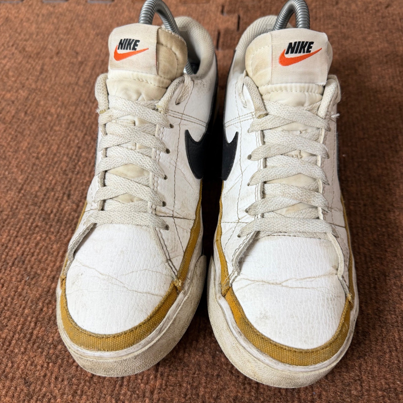 Nike Court Legacy Next Nature White Black Ochre DH3161-100 Women’s Size 7.5 C+