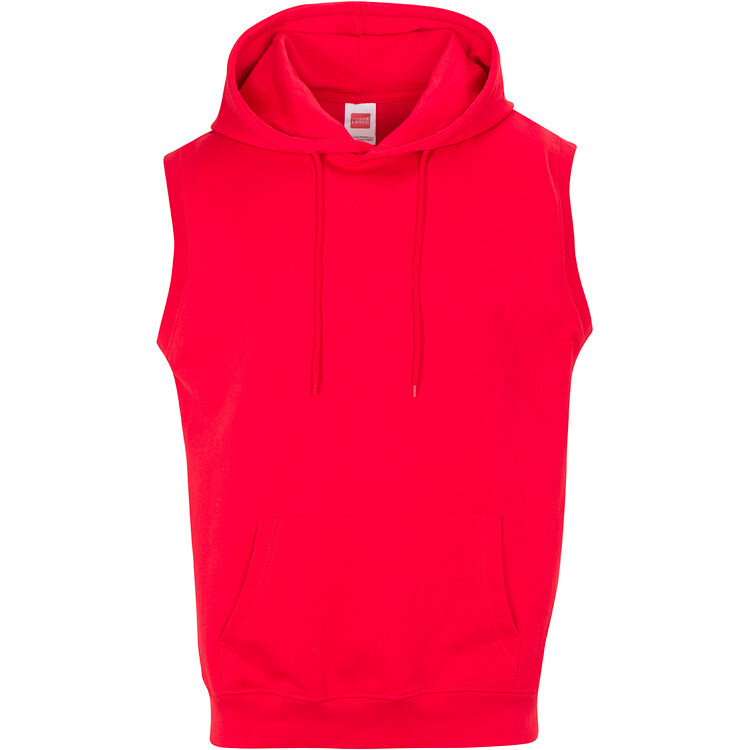 French Terry Sleeveless Pullover Hoodie