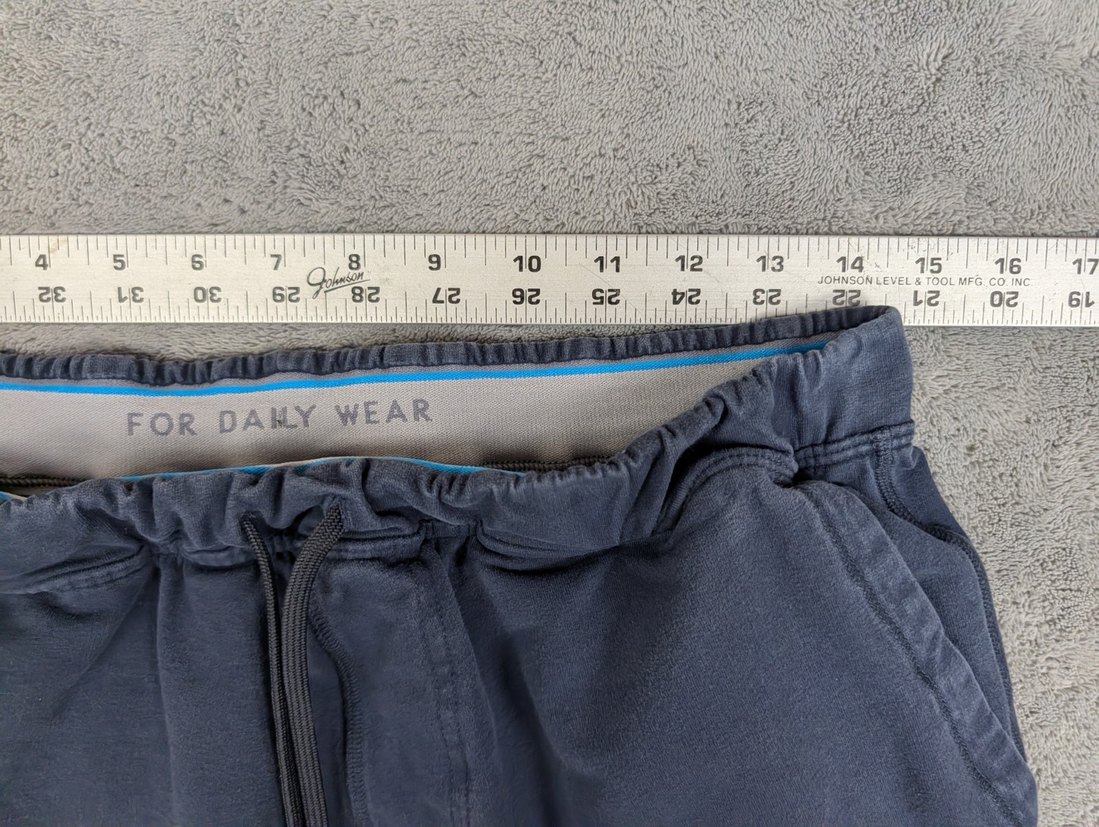 Mack Weldon Ace Jogger Mens Large Blue For Daily Wear Sweatpants Casual Comfort