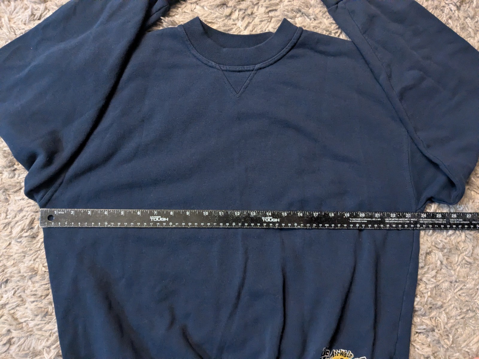 VTG Dr. Martens AirWair Blue Sweatshirt 24″ Pit To Pit Made in UK