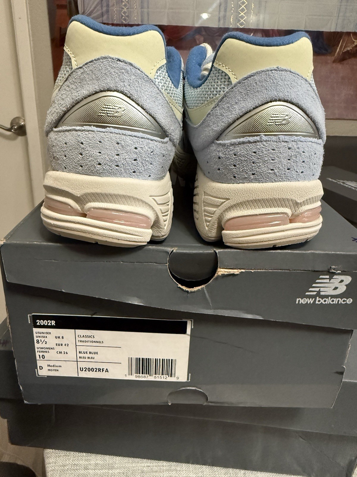 New Balance 2002R Foot Locker Exclusive Pastel Blue Suede Low Top U2002RFA